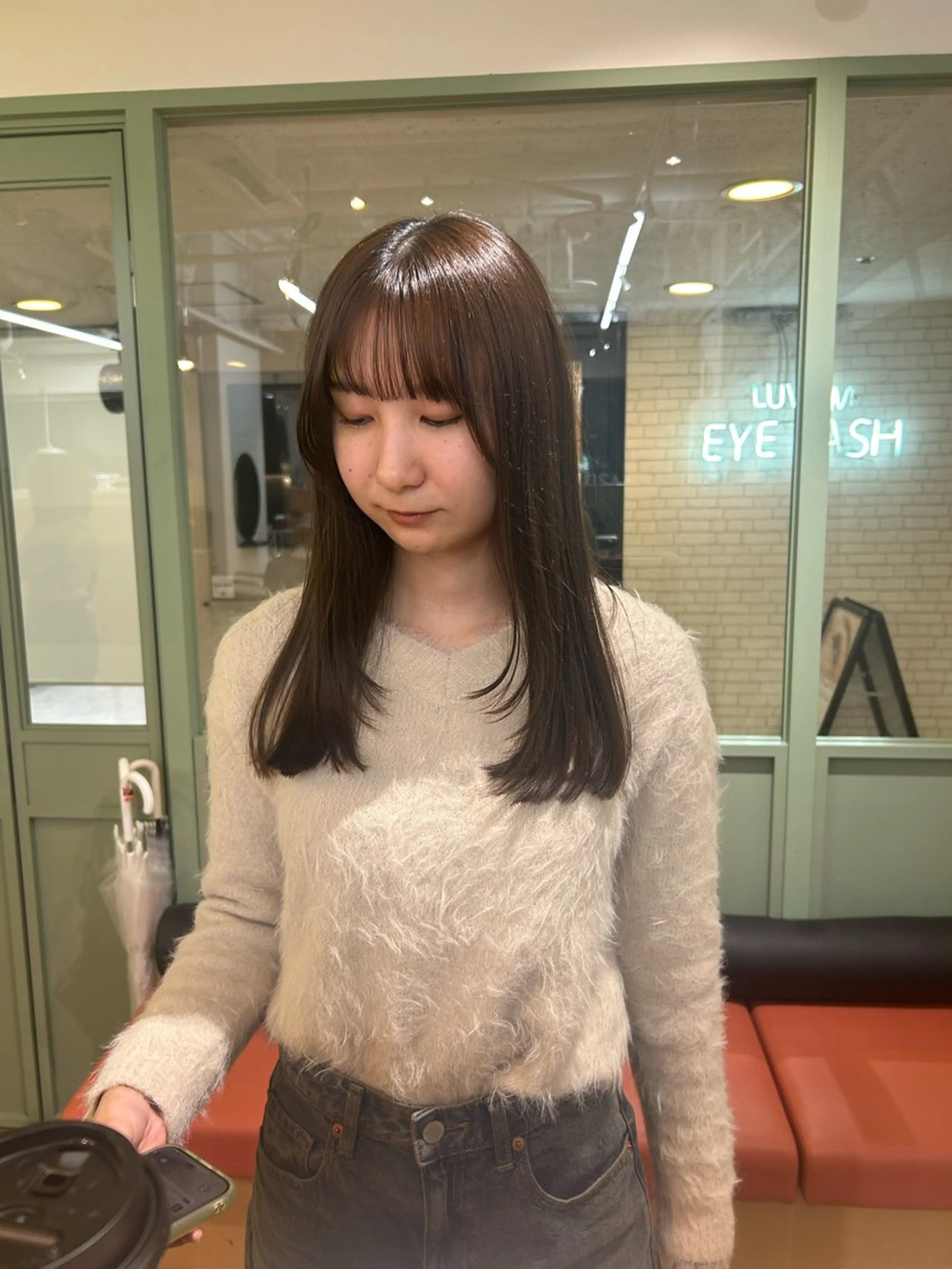 ロング カットモデル募集/ 万代/関谷　朋実のヘアスタイル