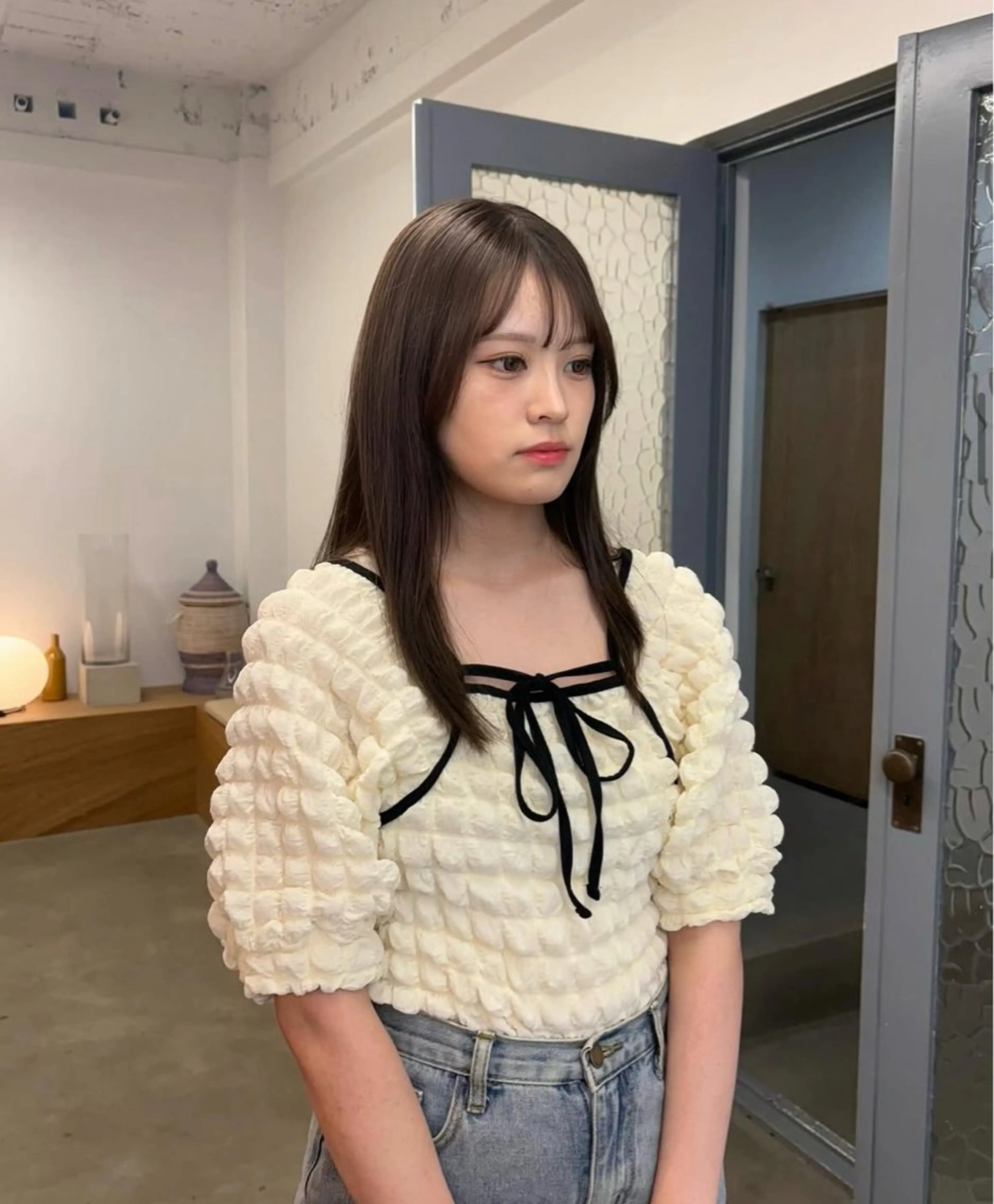 カラー 吉野 新菜のヘアスタイル