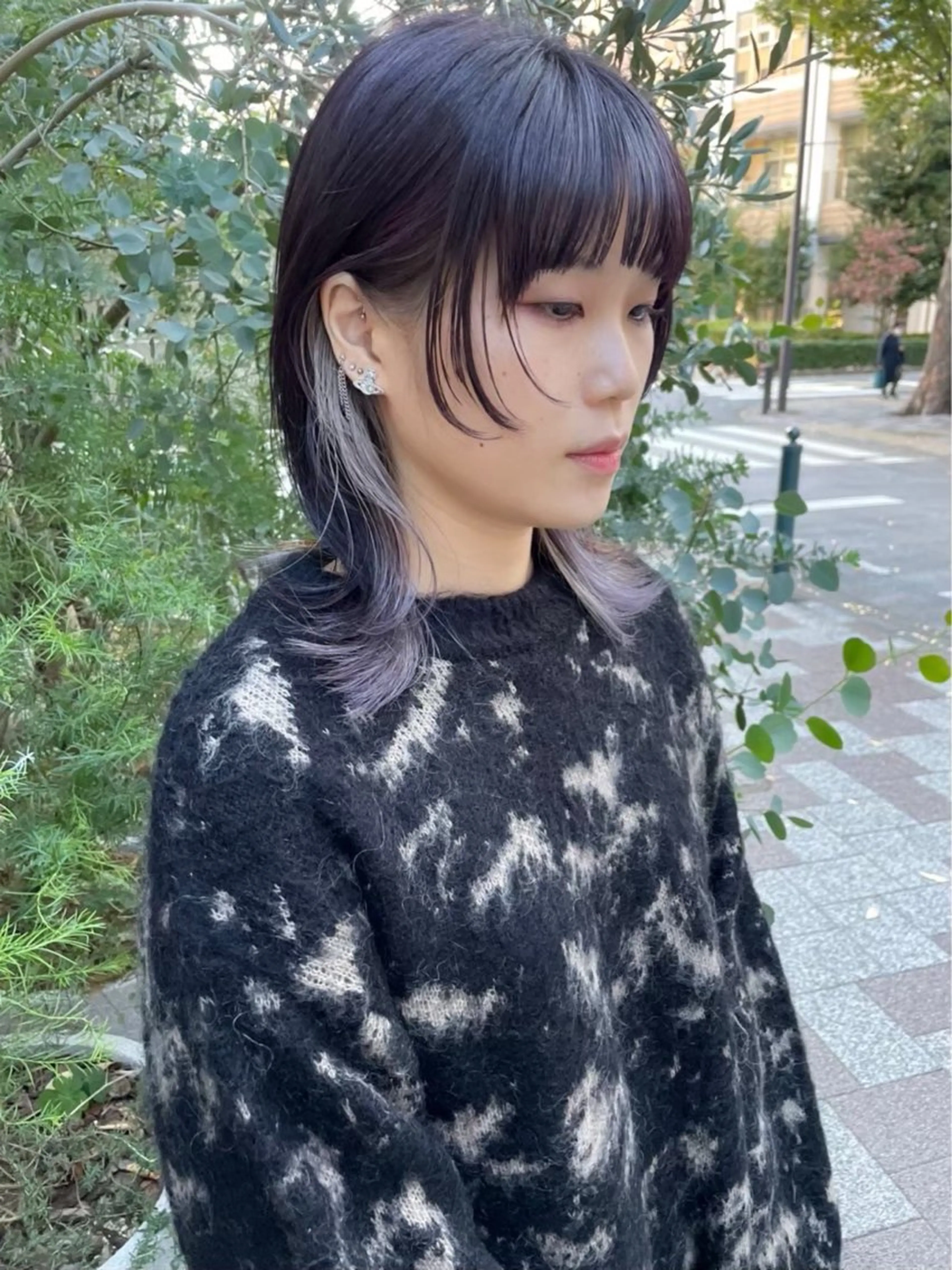 ミディアム ハイトーン/レイヤー /メンズパーマのヘアスタイル