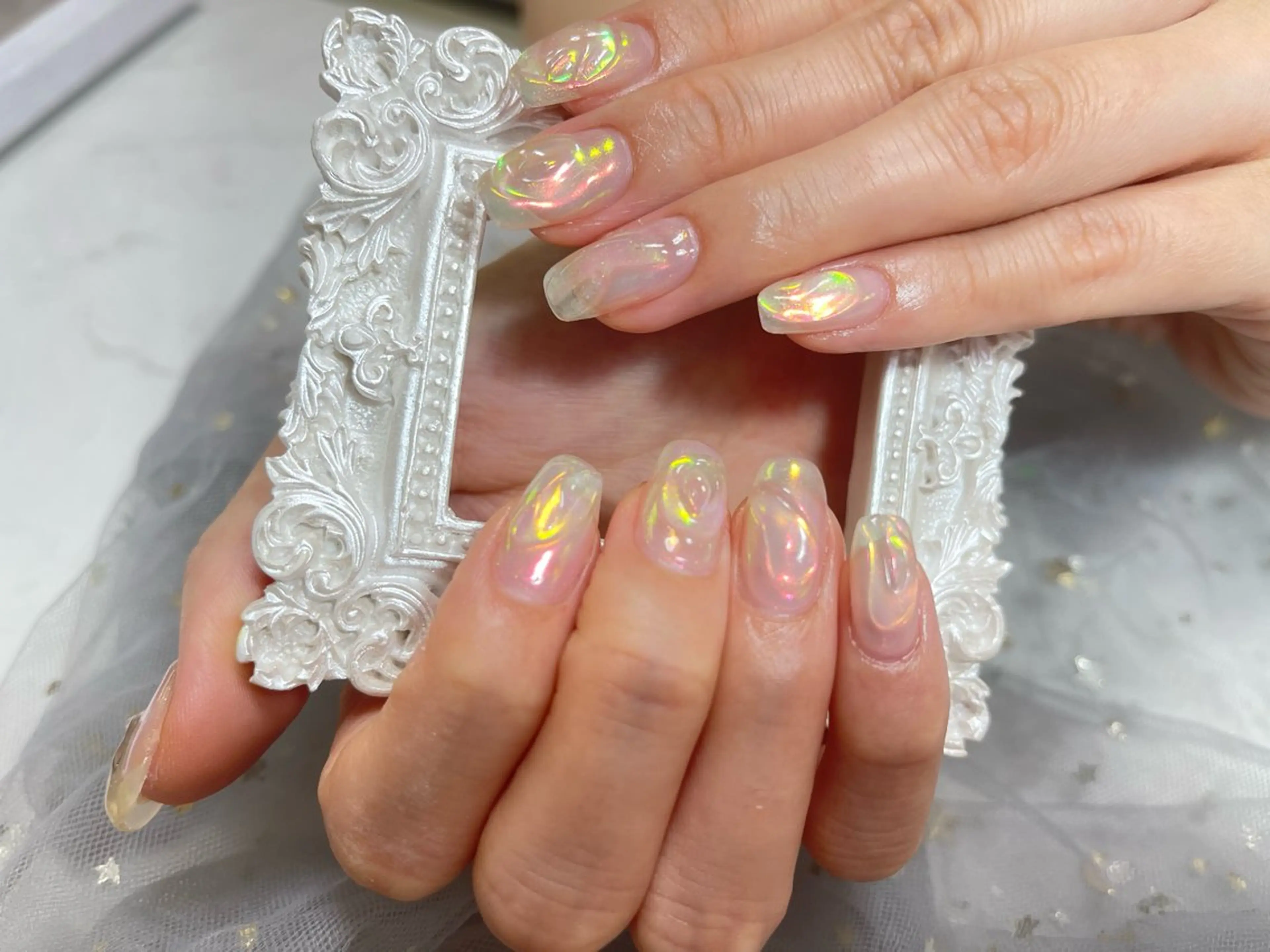 ネイル ハンドネイル 🎀ネイルサロン エクラYUI🎀のネイルデザイン