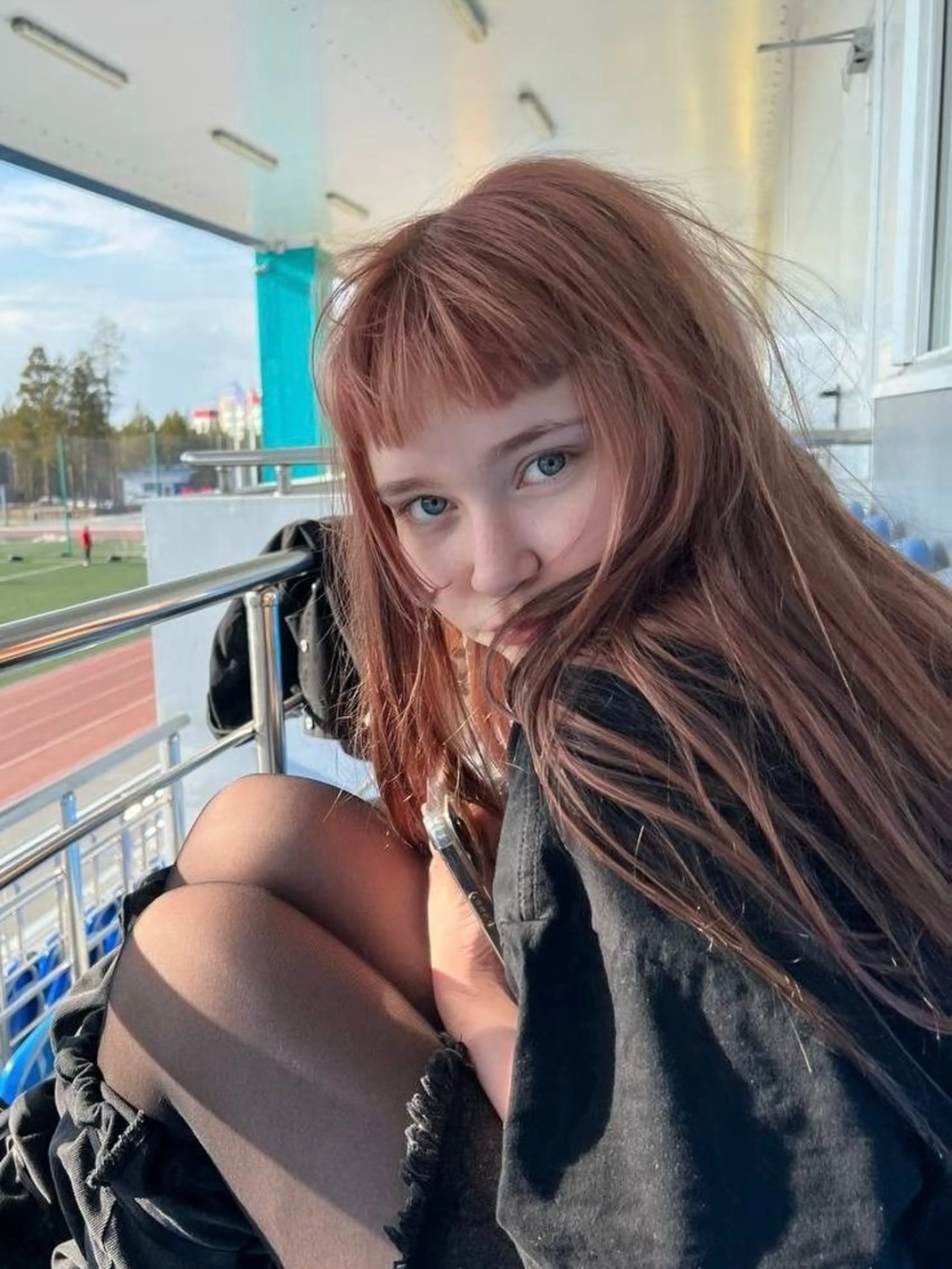 ロング レイヤー/ベージュ mikuのヘアスタイル