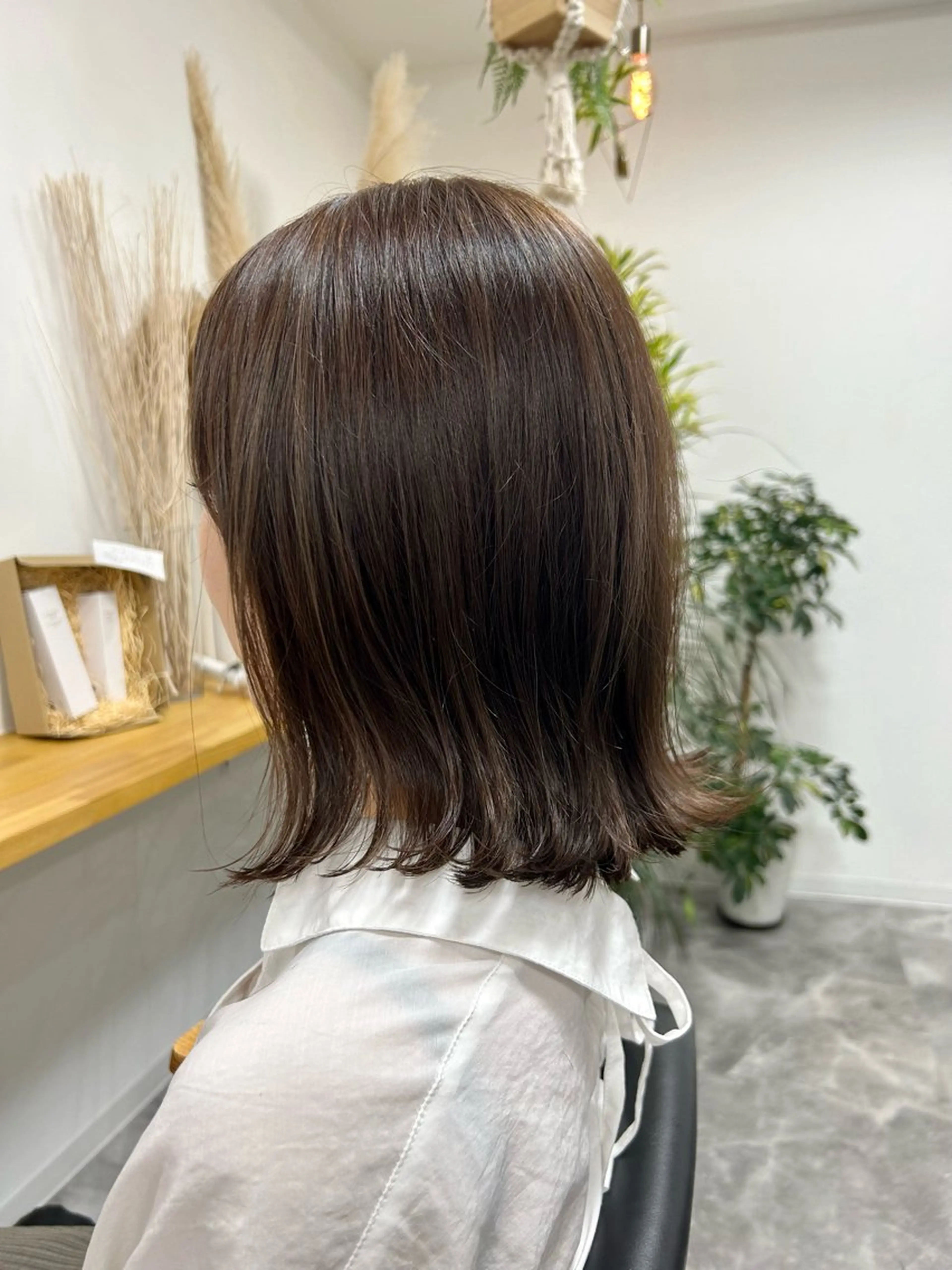 ショート カラー アッシュ ベージュカラー ボブ カット ヘアカラー トリートメント グレージュ 小林　遼のヘアスタイル