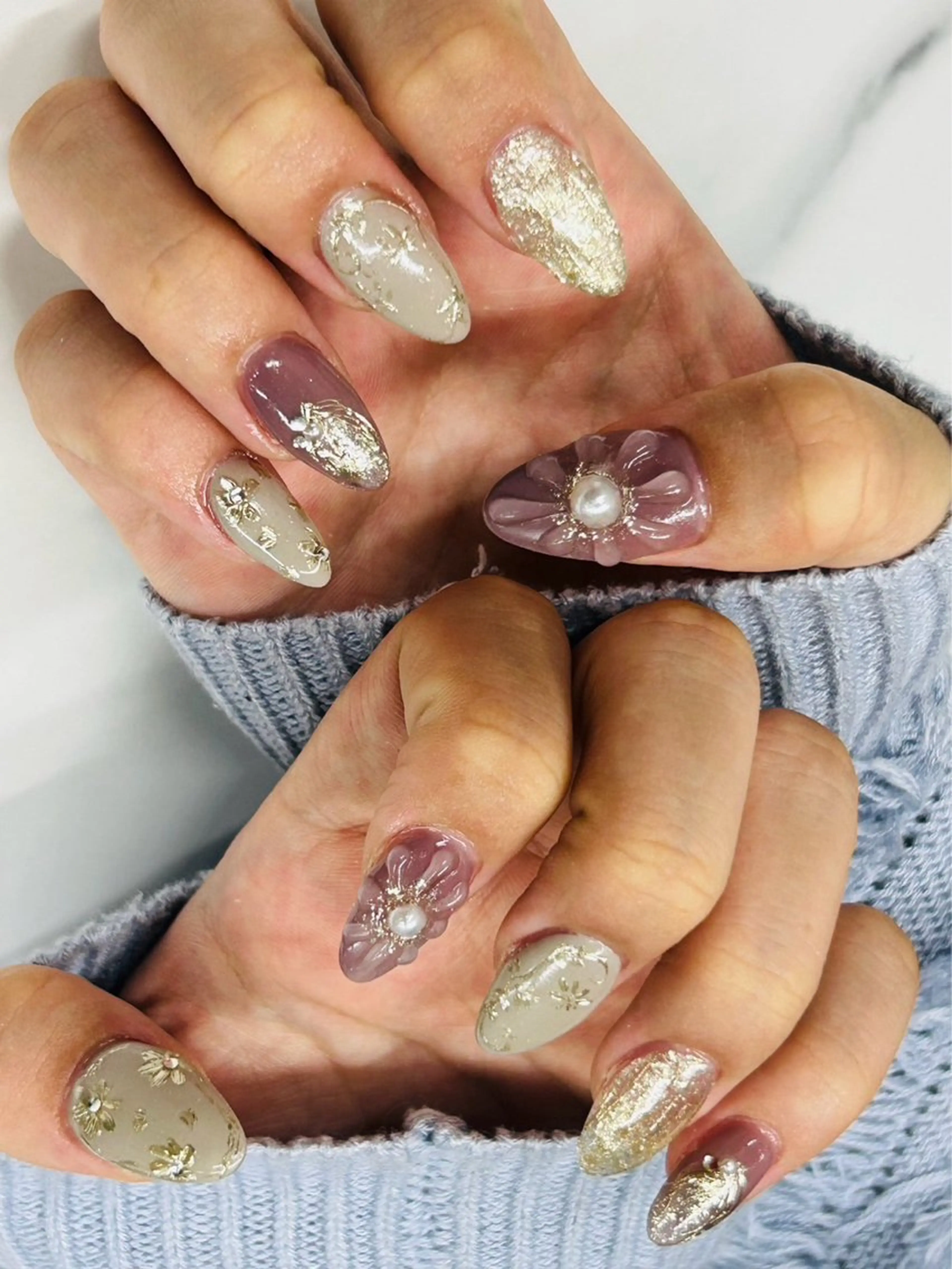ネイル ハンドネイル フットネイル PEEKABOO京橋 EYE&NAILのネイルデザイン