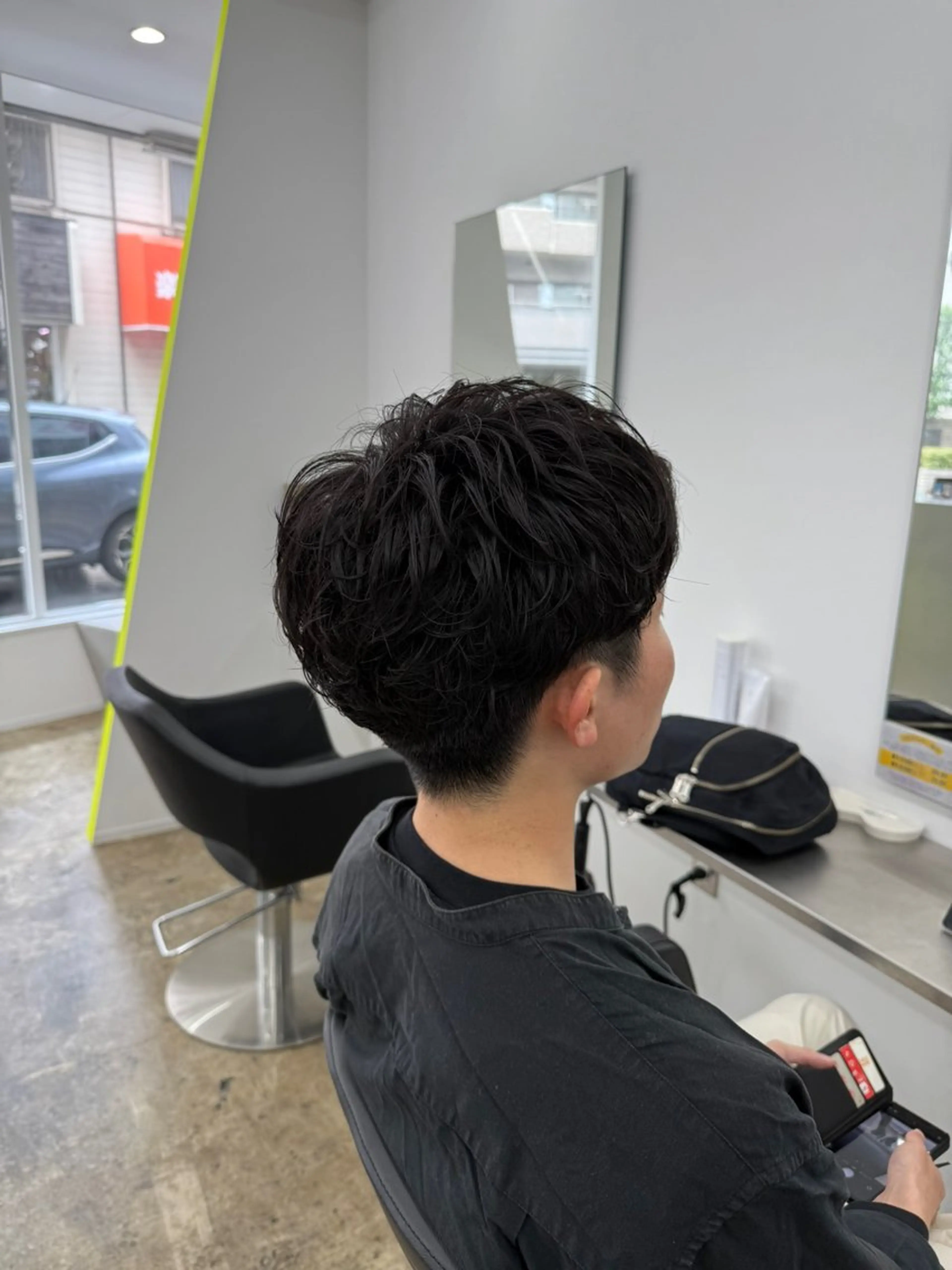 ショート 柏/メンズパーマ/ ナチュラル/颯寿のヘアスタイル