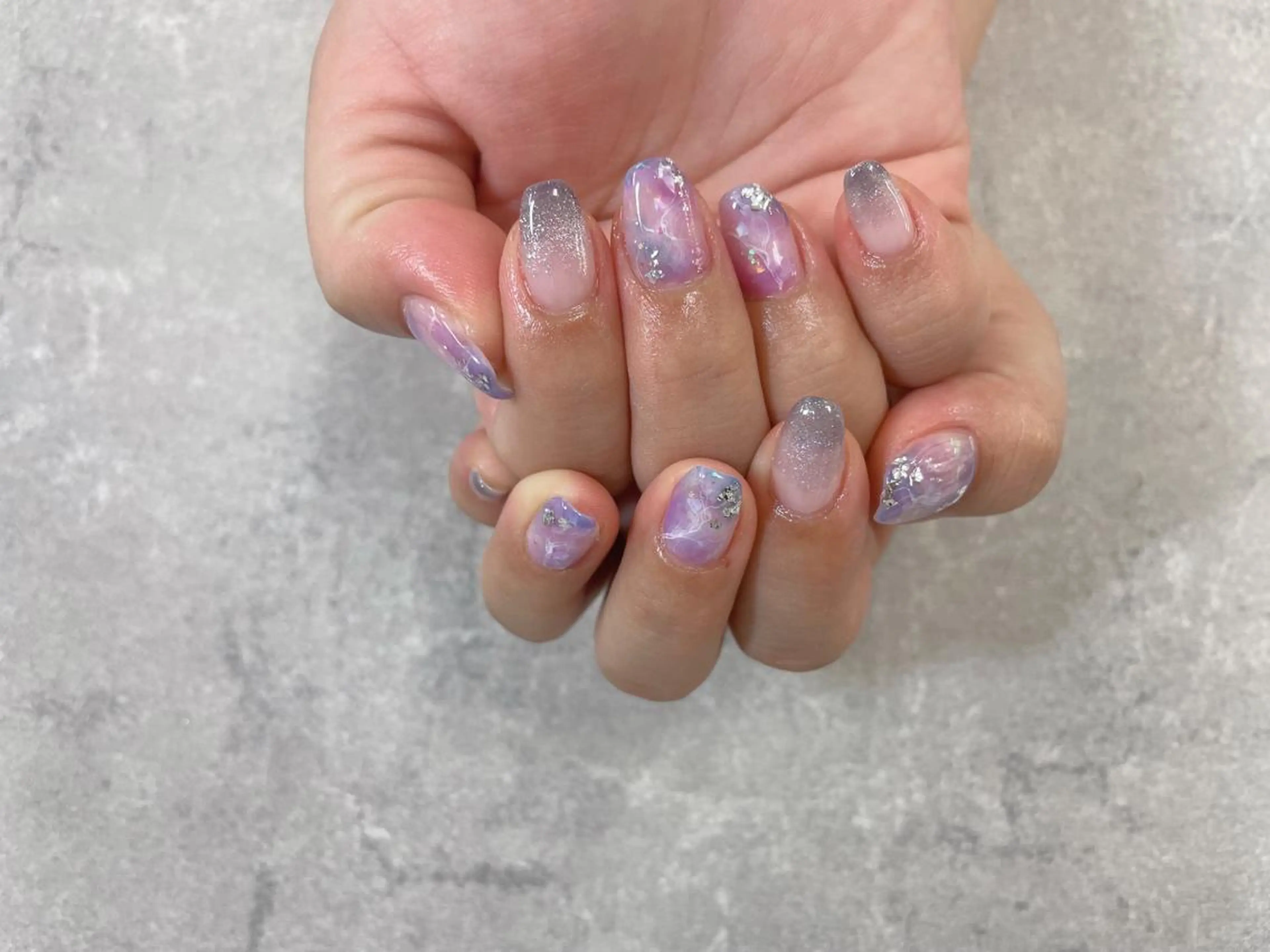 ネイル ニュアンスネイル ハンドネイル foglia❁﻿. ⌇﻿imamuraのネイルデザイン