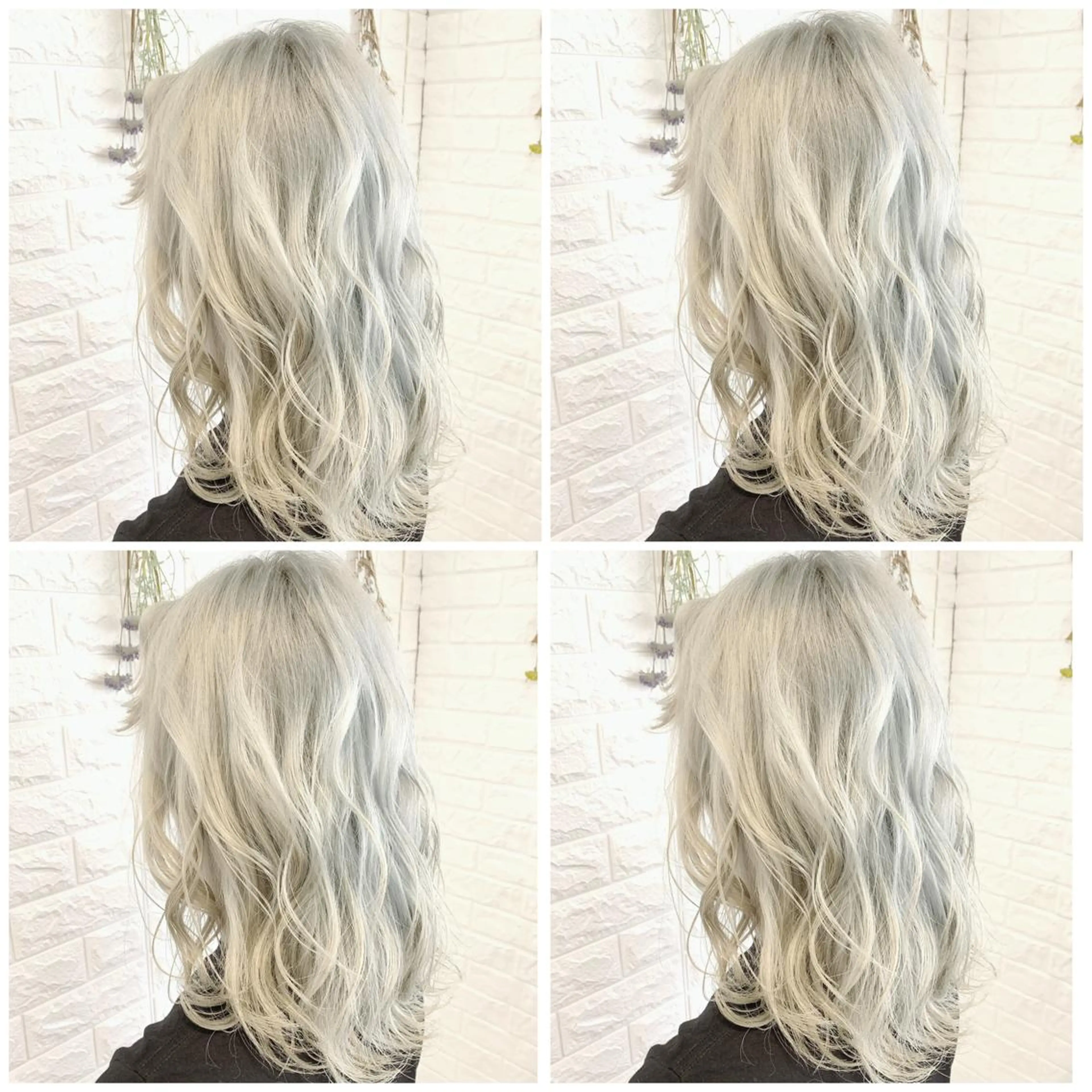 セミロング カラー ブリーチ ヘアカラー トリートメント ハイトーン/ブリーチ 山崎　悠次のヘアスタイル