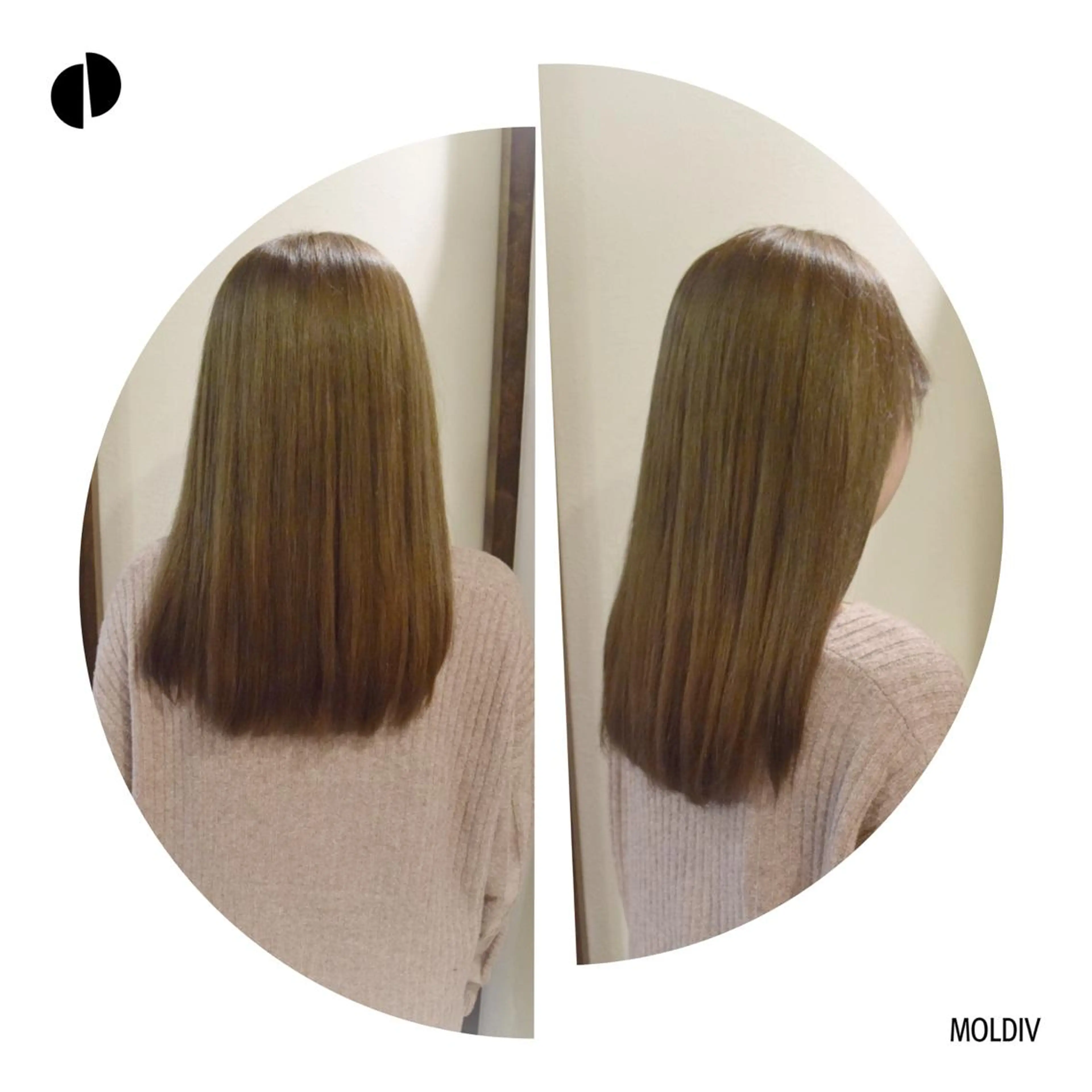 セミロング ロング カラー グレージュ ハイトーンカラー ✨縮毛矯正✨髪質改善 ナカシマ ユミのヘアスタイル