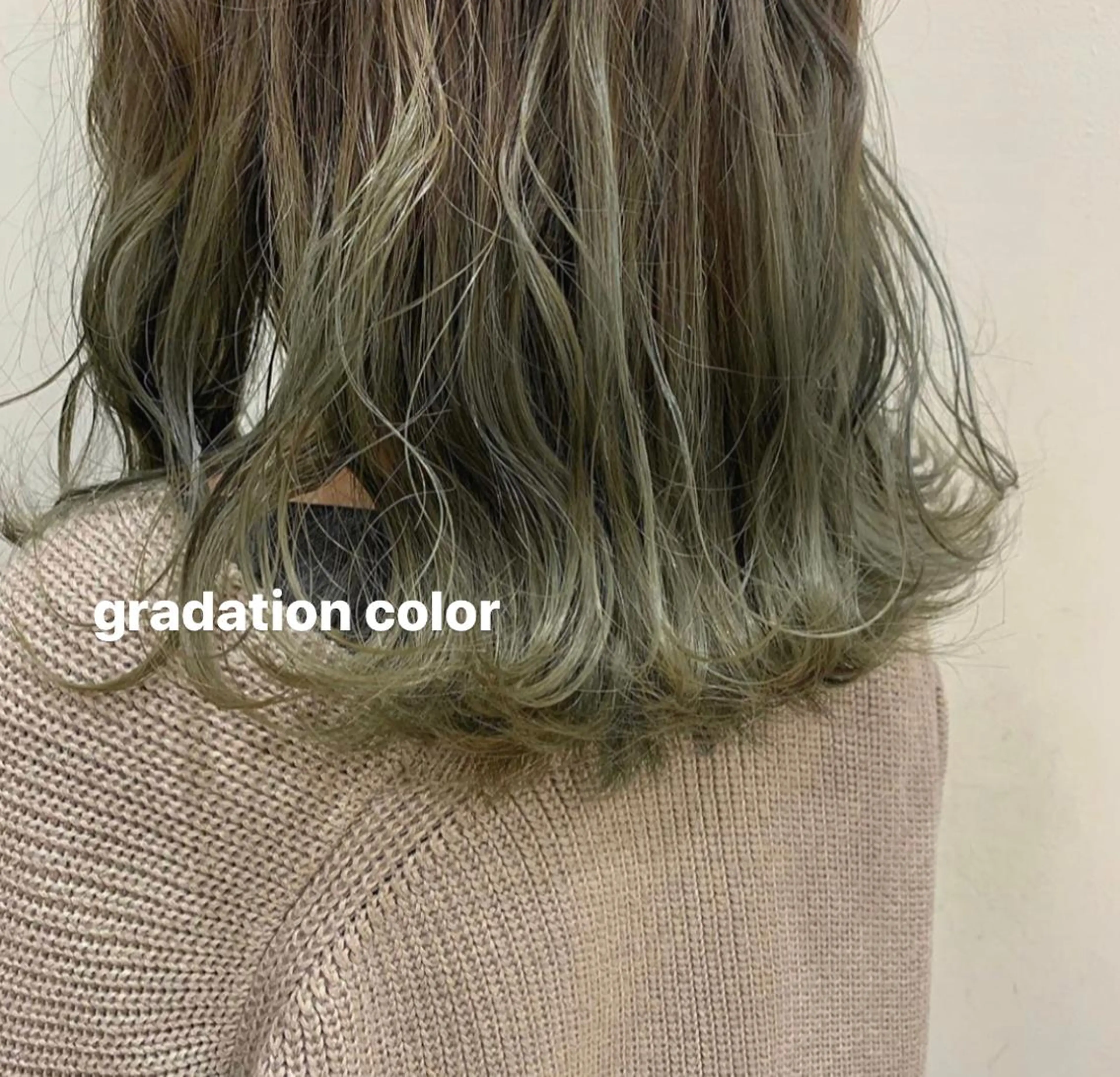 セミロング カラー グラデーションカラー 🎀トレンドhair 🎀マリノのヘアスタイル