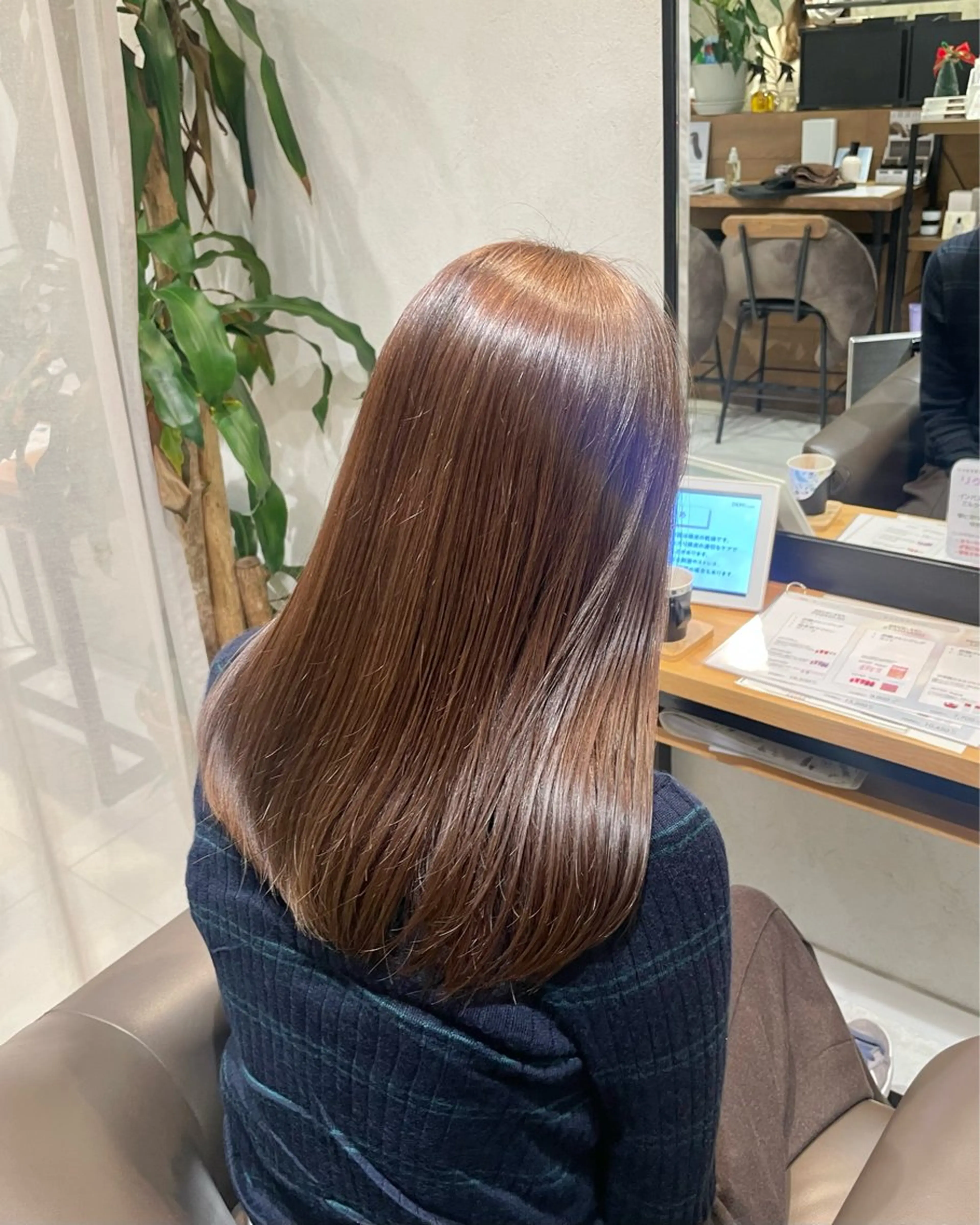 セミロング カラー ベージュカラー 透明感カラー トリートメント カット ヘアカラー 店長/ボブ/ 髪質改善/清水祥偉のヘアスタイル