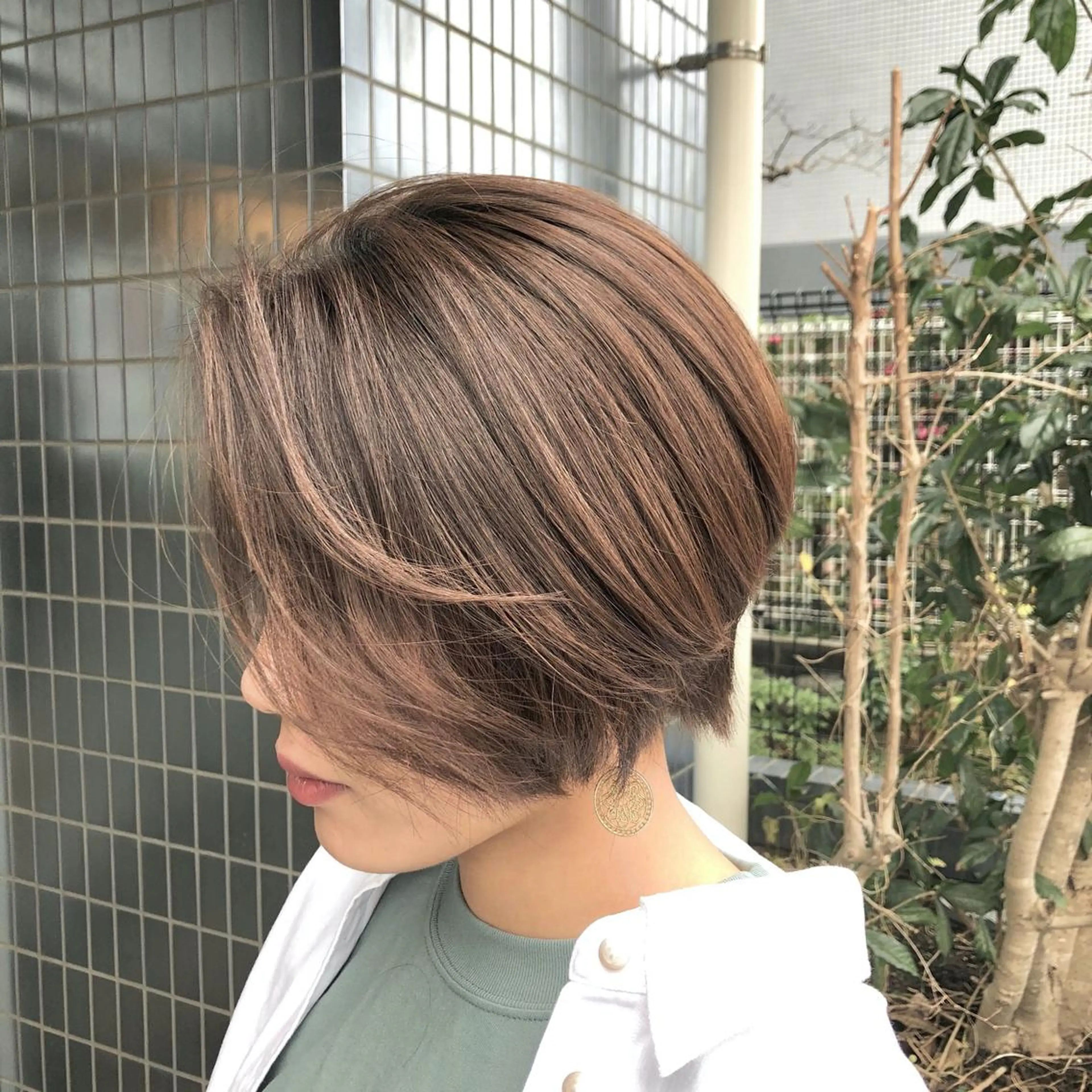 ショート カラー カット ヘアカラー トリートメント ✂️Fan.ray 店長✂️木谷宏夢のヘアスタイル