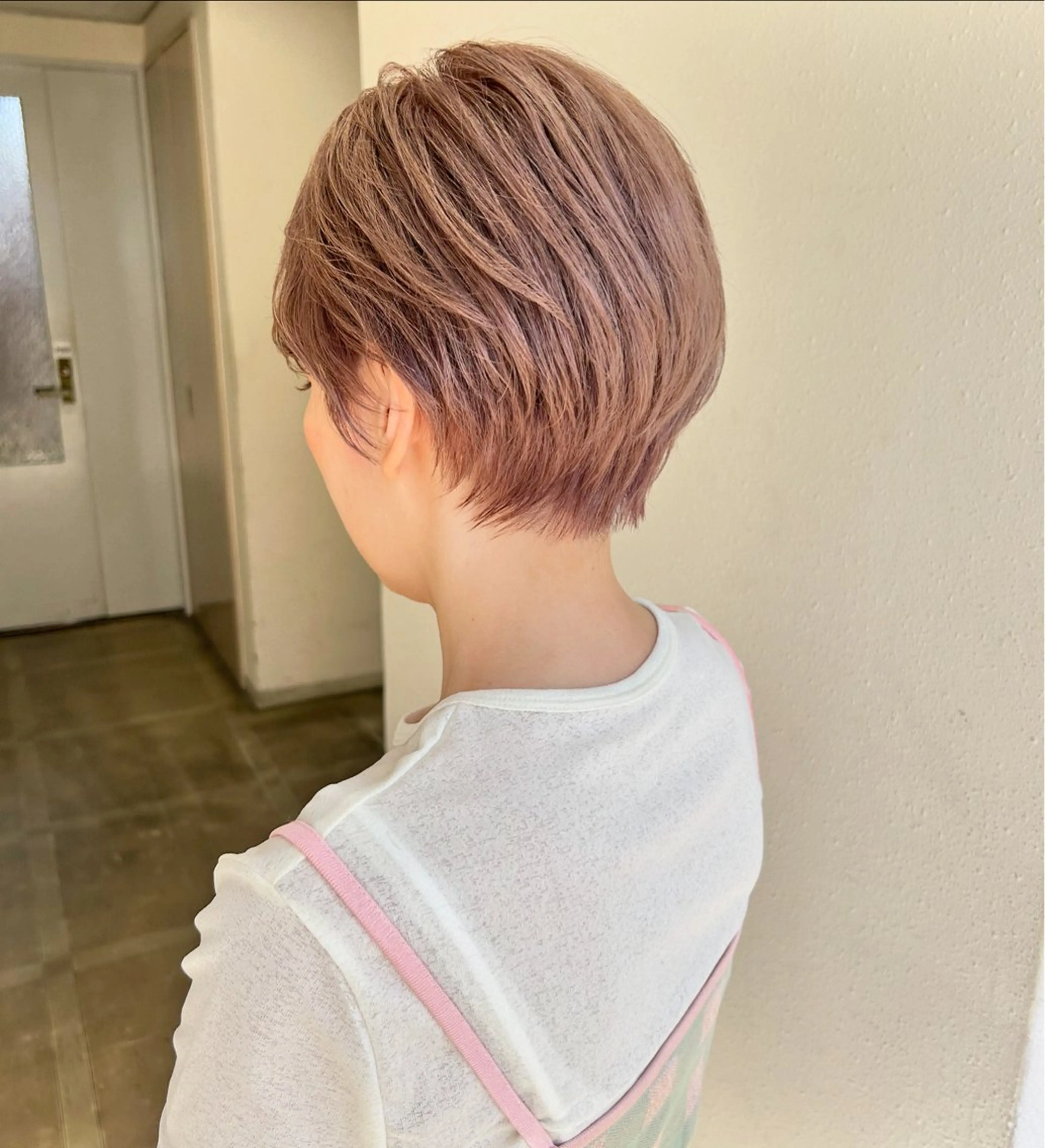 ショート カラー カット ヘアカラー トリートメント ショート/ボブ専門 宮脇美奈/南船場のヘアスタイル