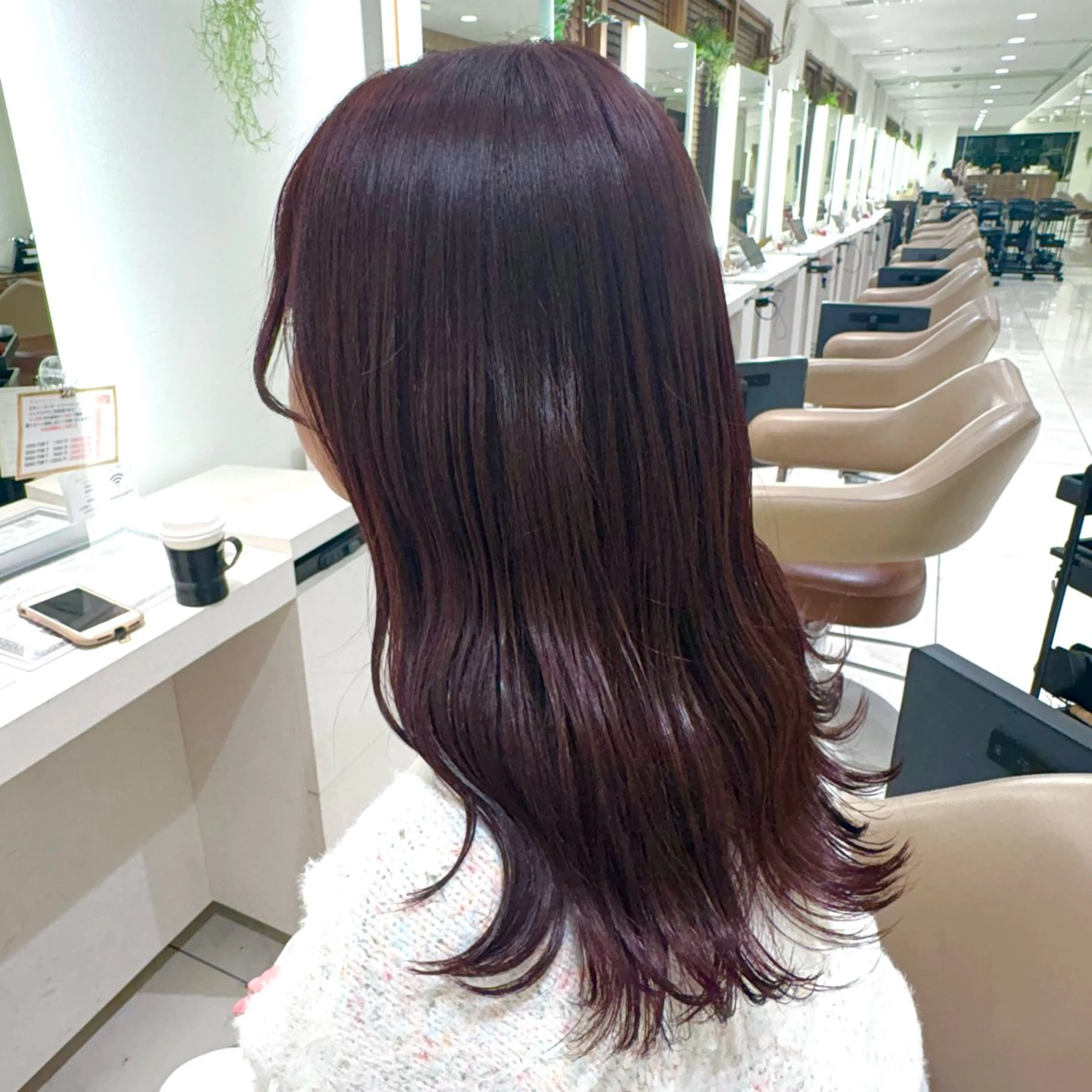 カラー 透明感カラー 加藤 芽実のヘアスタイル