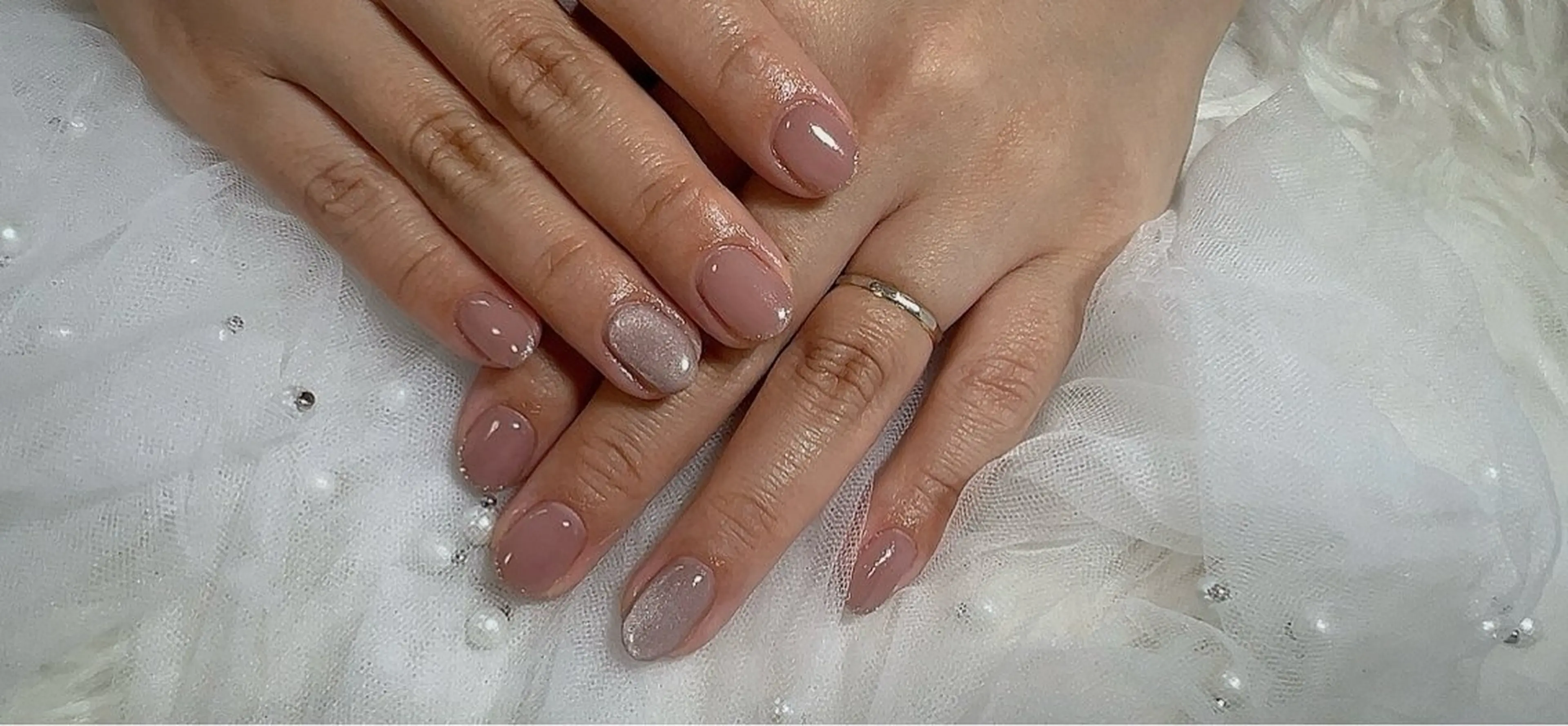 ネイル マグネットネイル オフィスネイル ハンドネイル Ruana Nailのネイルデザイン