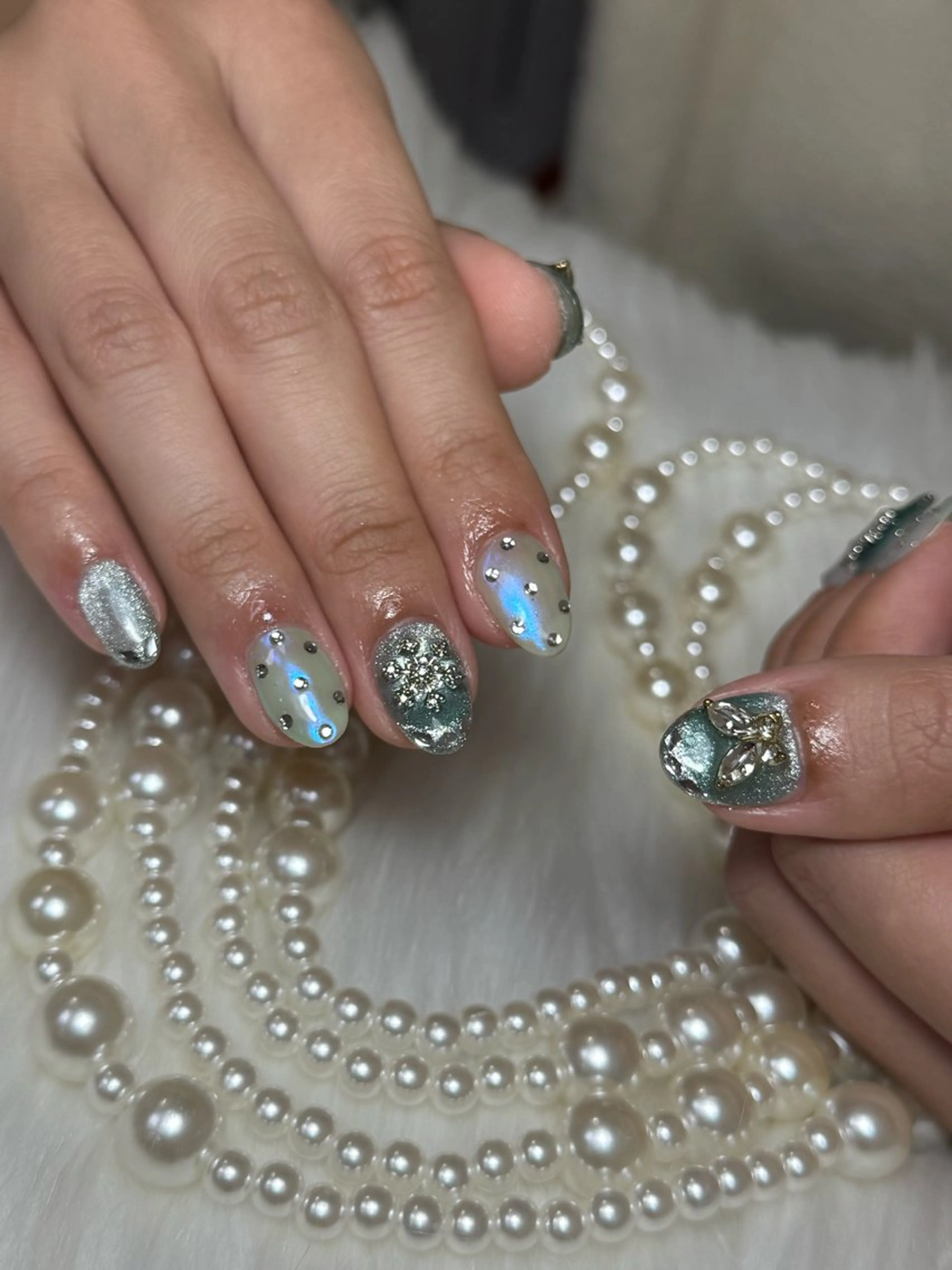 ネイル ハンドネイル ハンドケア DEMAIN- 🌹のネイルデザイン