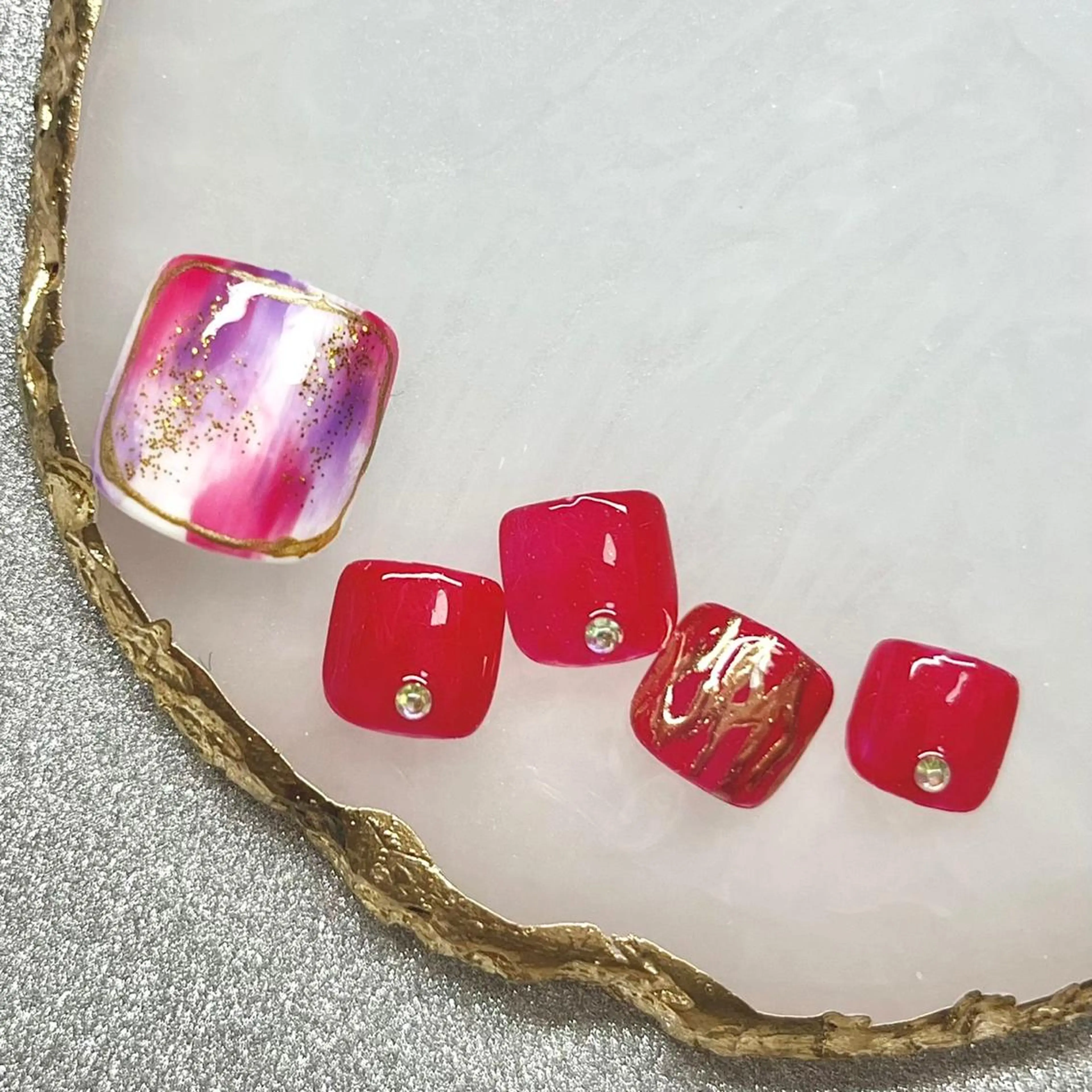 ネイル フットネイル Alohi nail salonのネイルデザイン
