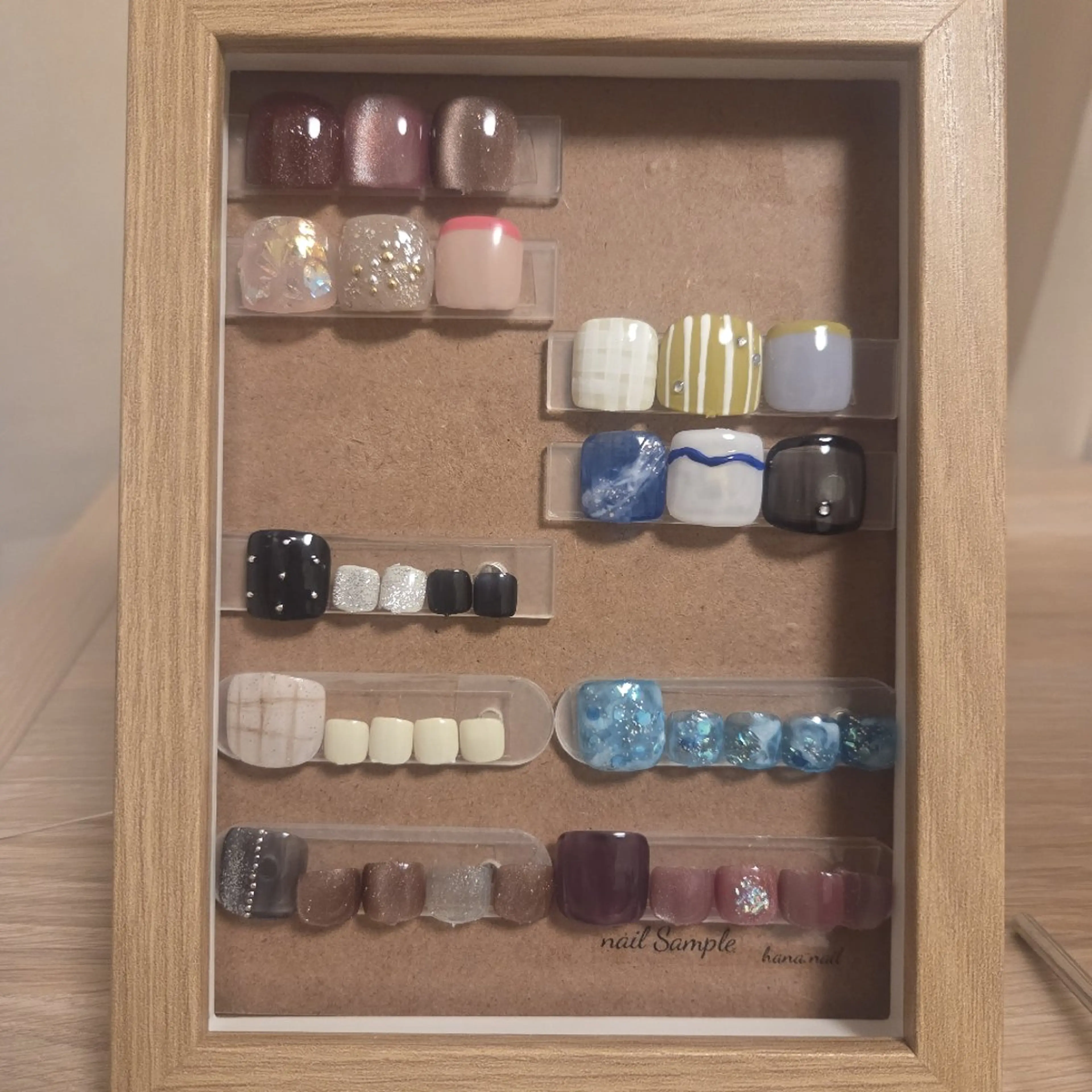 ネイル フットネイル フットネイル hana.nail 自爪育成サロンのネイルデザイン