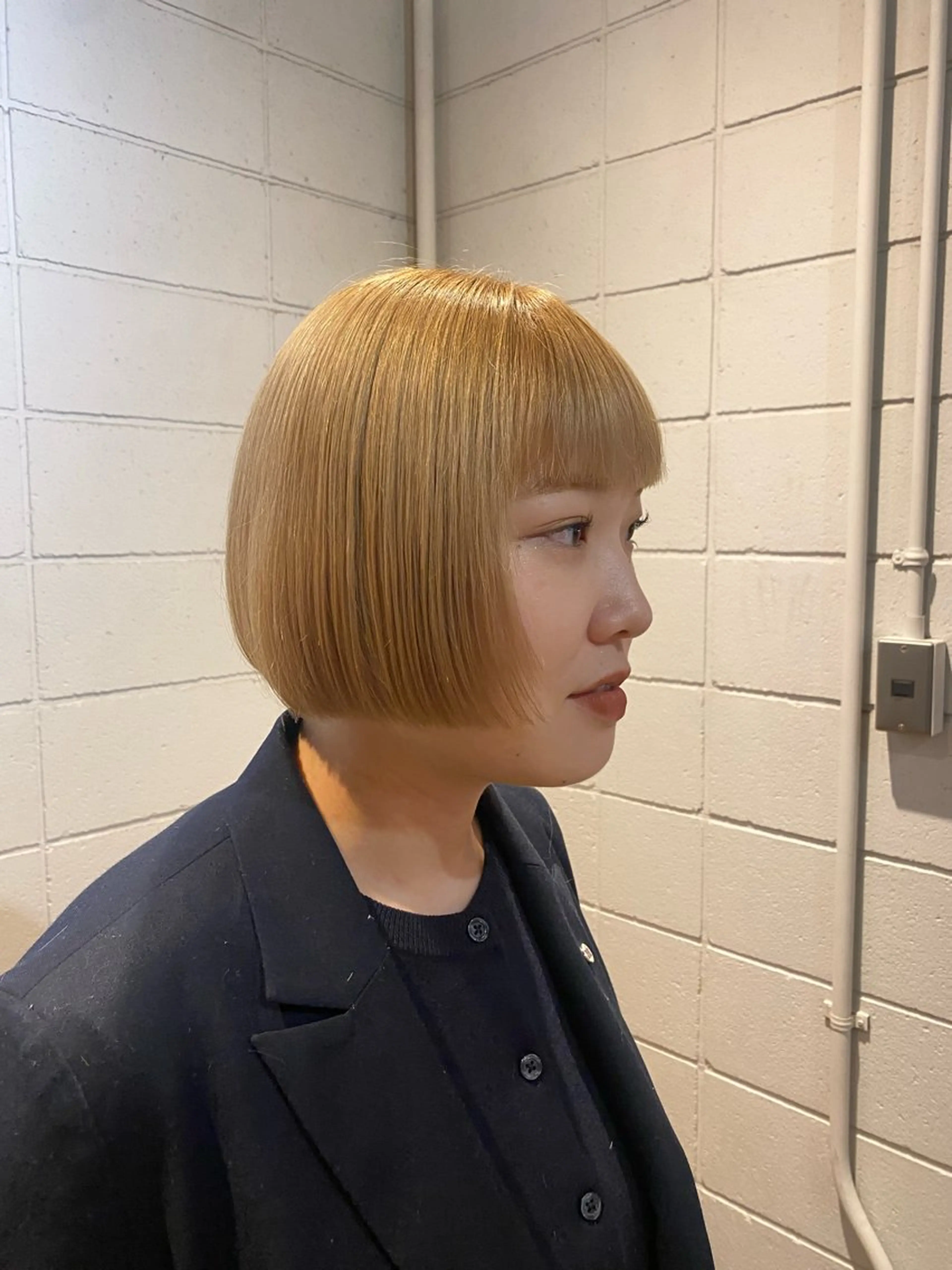 ショート ボブ 新美 千奈のヘアスタイル