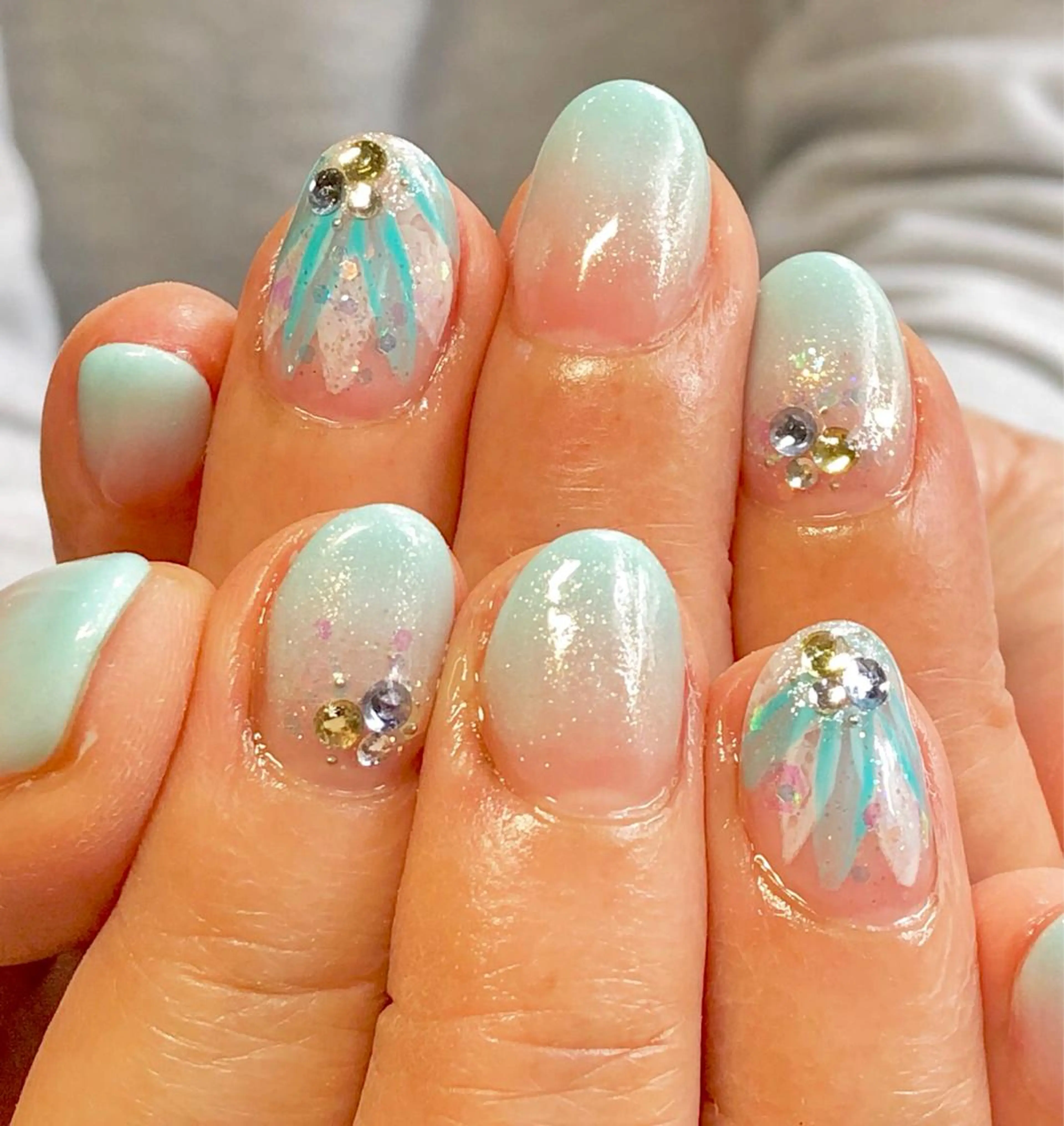 ネイル 春ネイル アクアライズ所属・アクア ライズのネイルデザイン