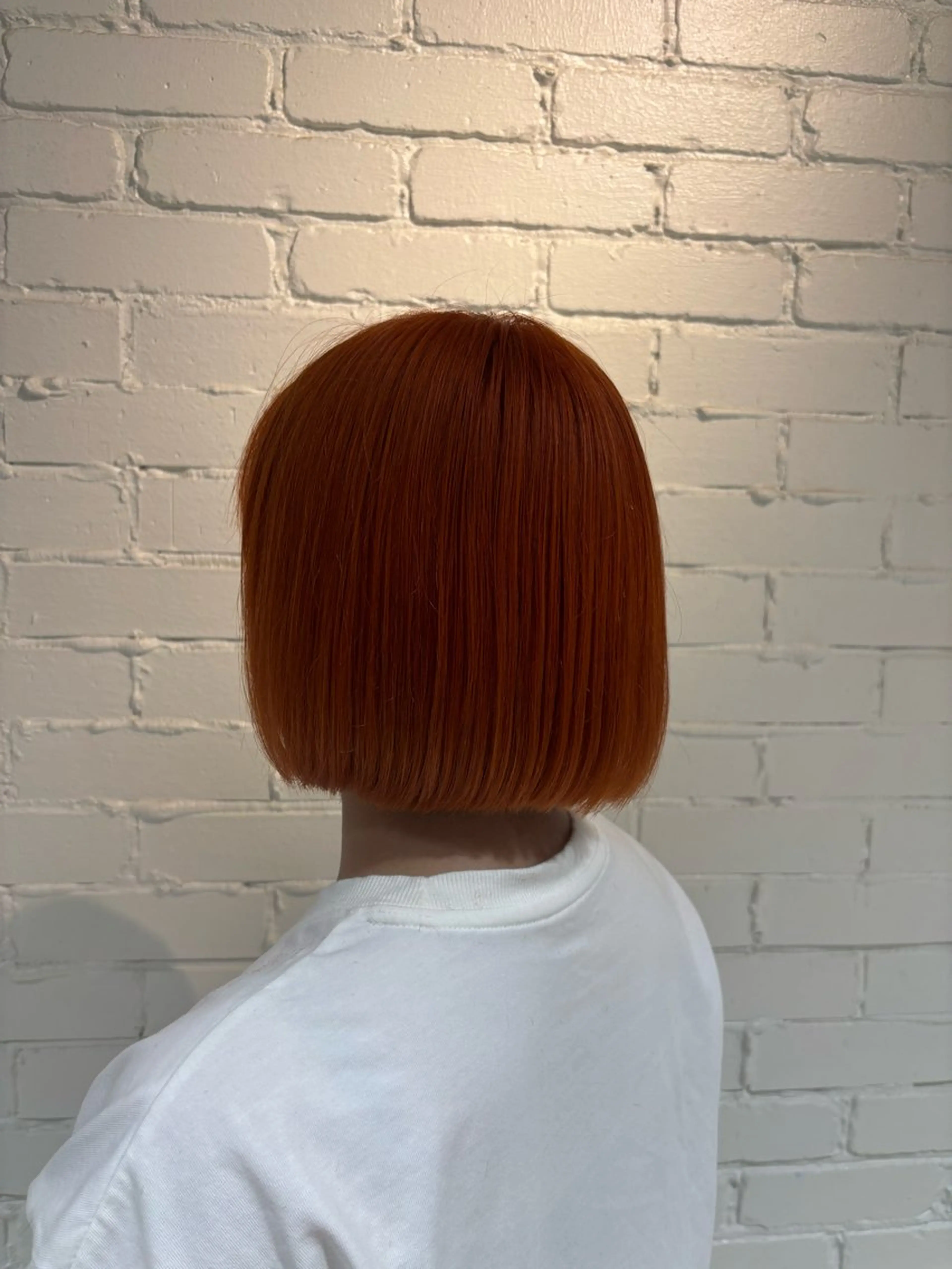 ショート カラー オレンジ vancouncil春日井所属・山岡 春のヘアスタイル