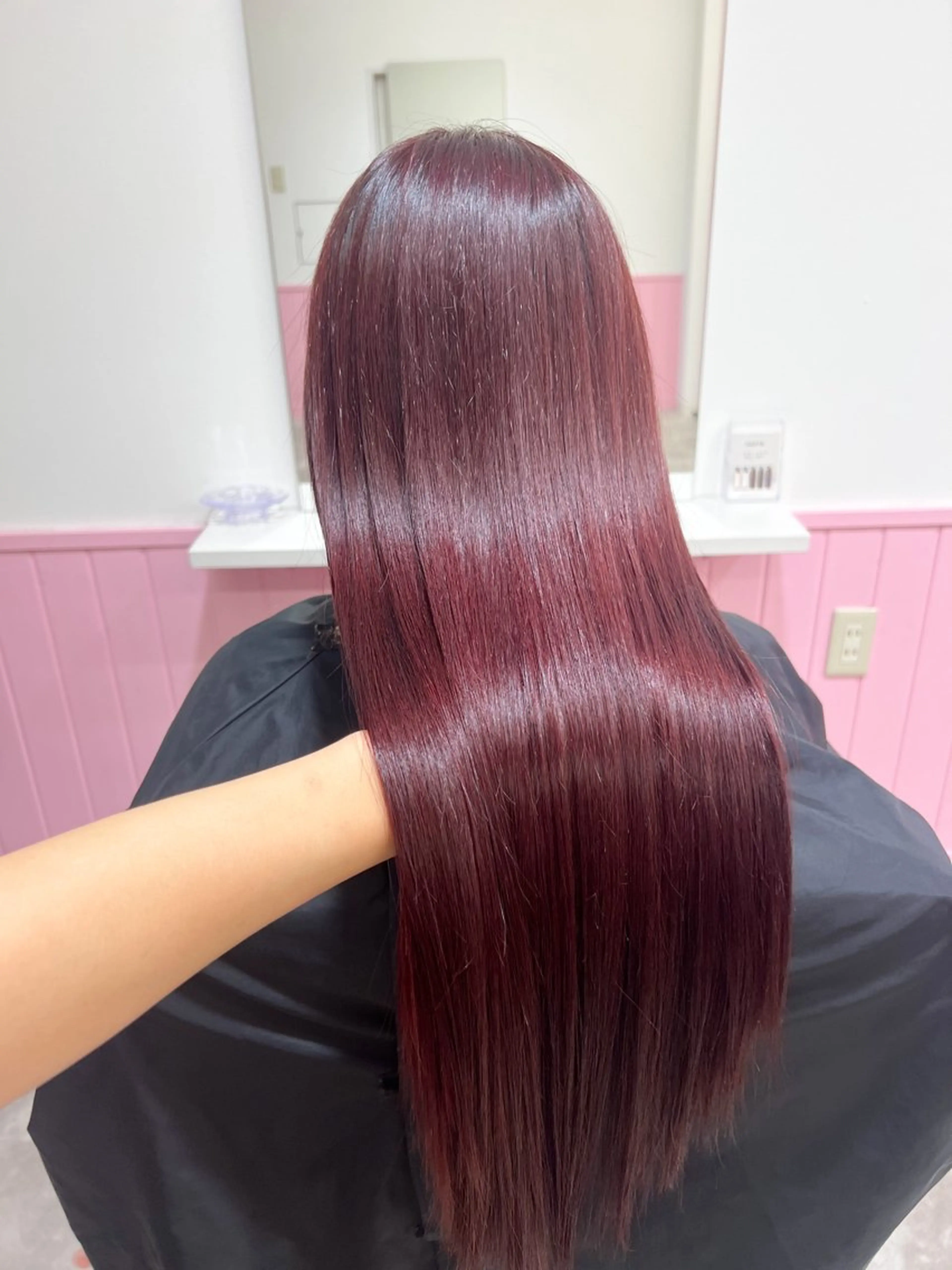 ロング カラー ヘアカラー トリートメント 🎀ダブルカラー/ ピンク×ガーリー🎀のヘアスタイル