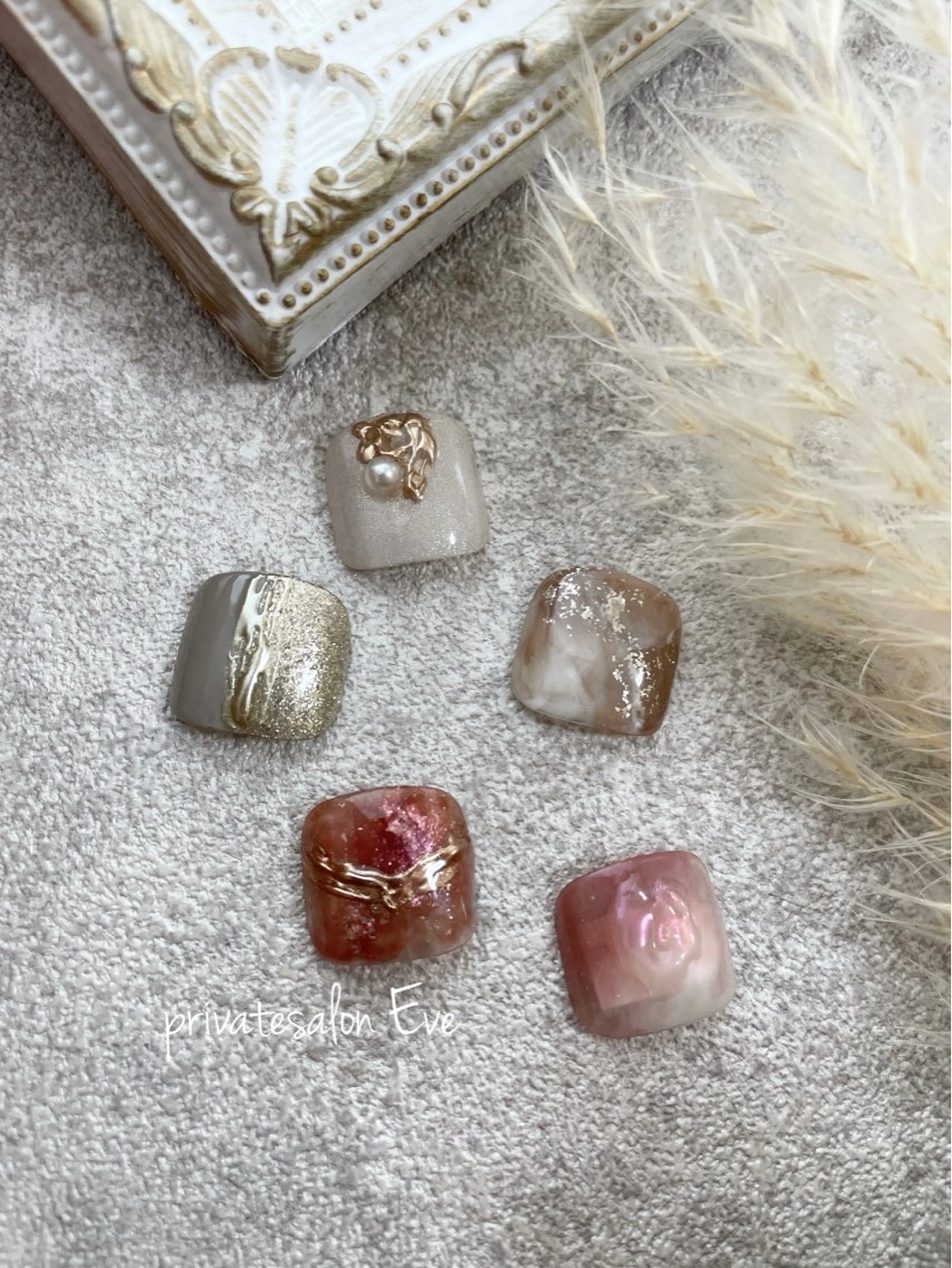 ネイル フットネイル Eve [nail ＊wax＊HBL]のネイルデザイン