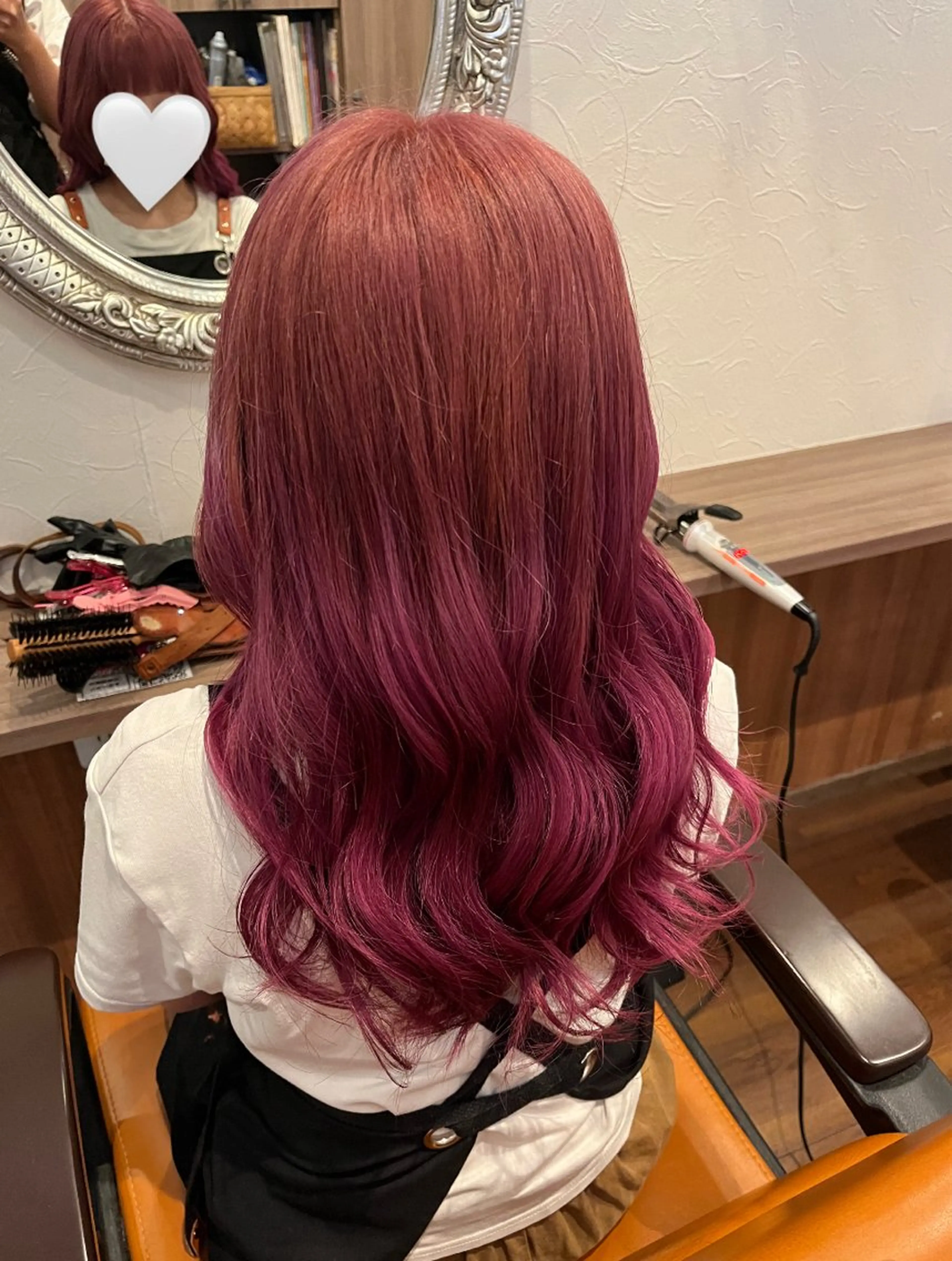 カラー ブリーチ なかじま ささらのヘアスタイル