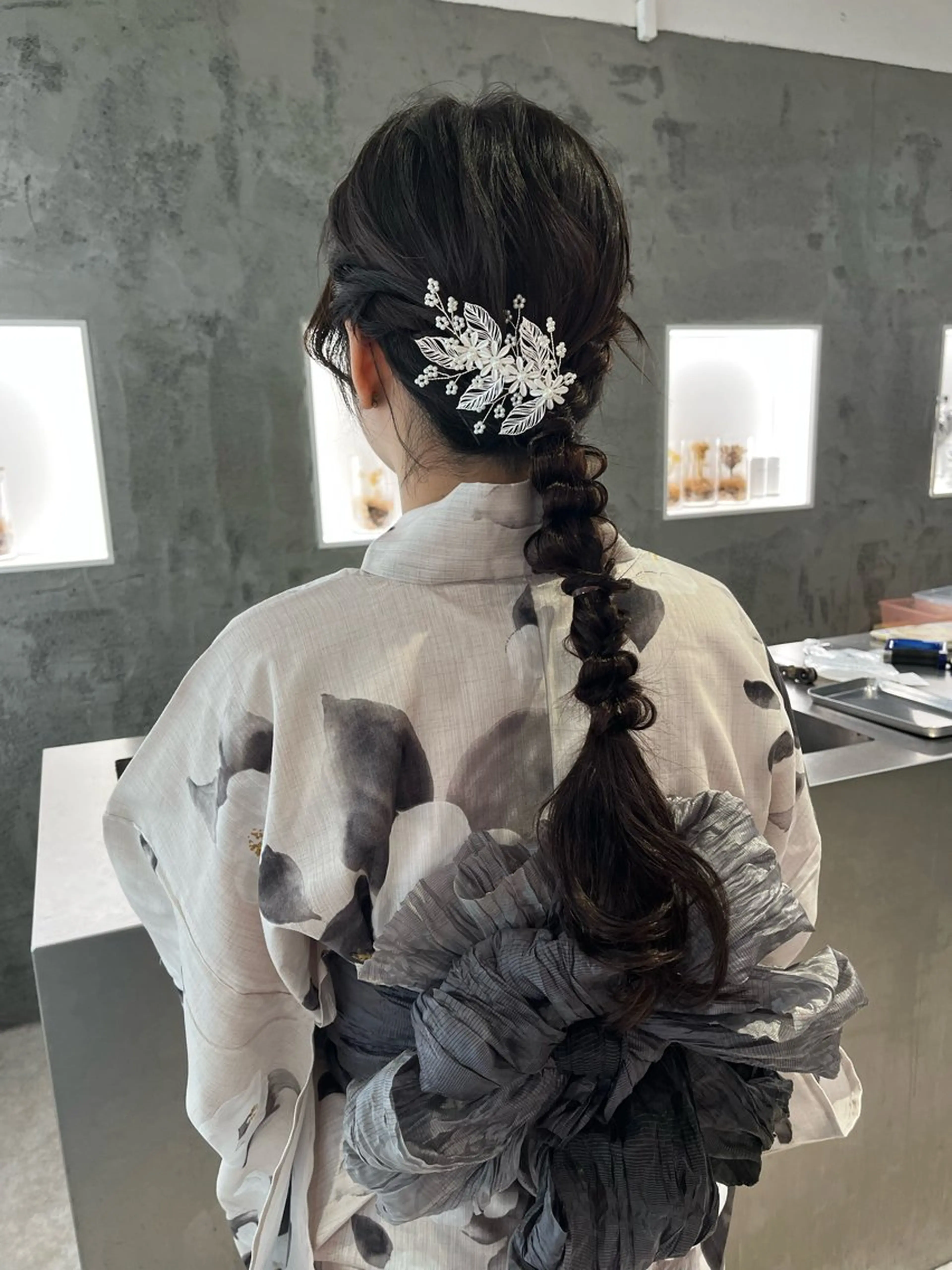 ヘアアレンジ 着付け 𝐀𝐲𝐚𝐤𝐚 /艶髪/ストレートのヘアスタイル