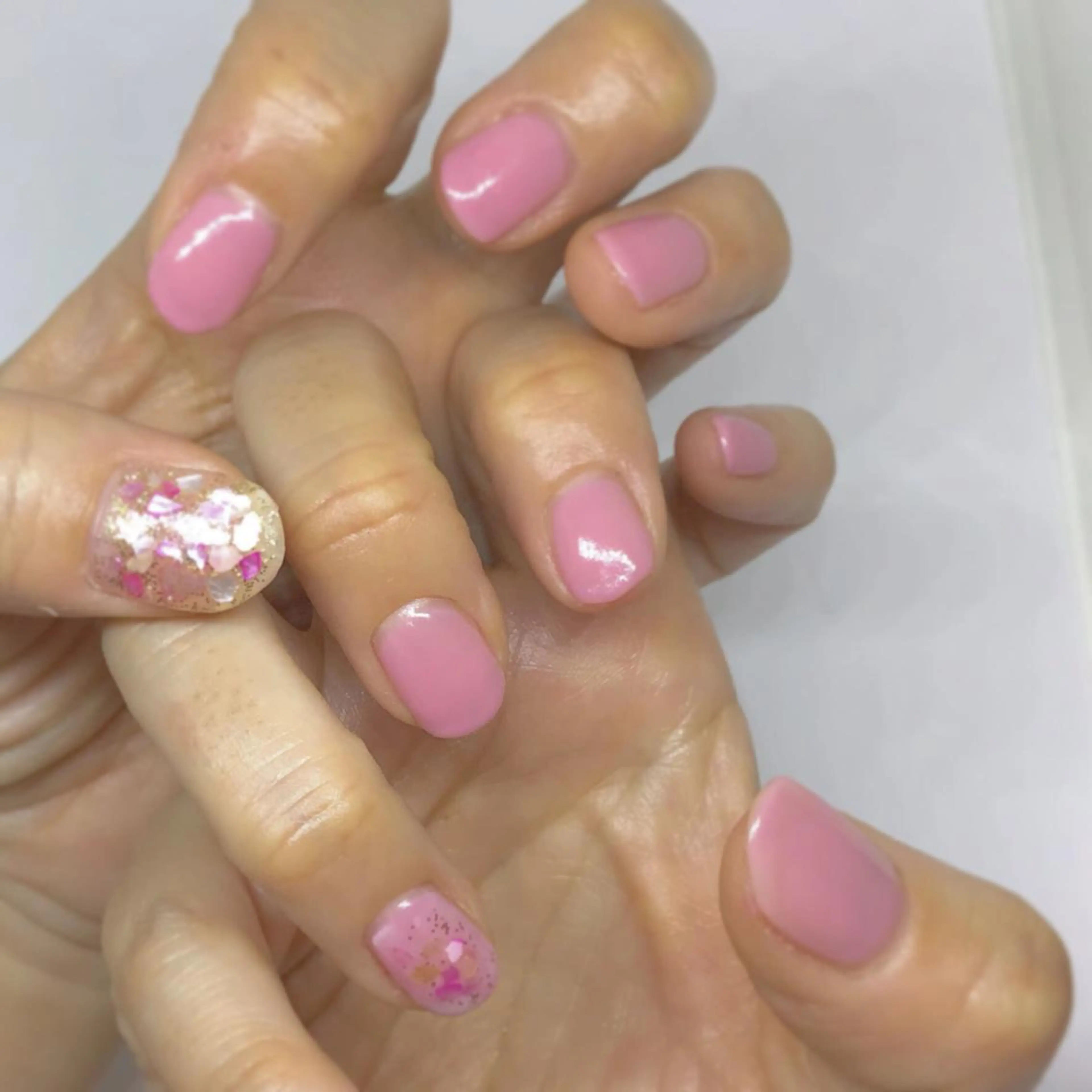 ネイル ピンク gui amichantoco所属・gui amichanのネイルデザイン