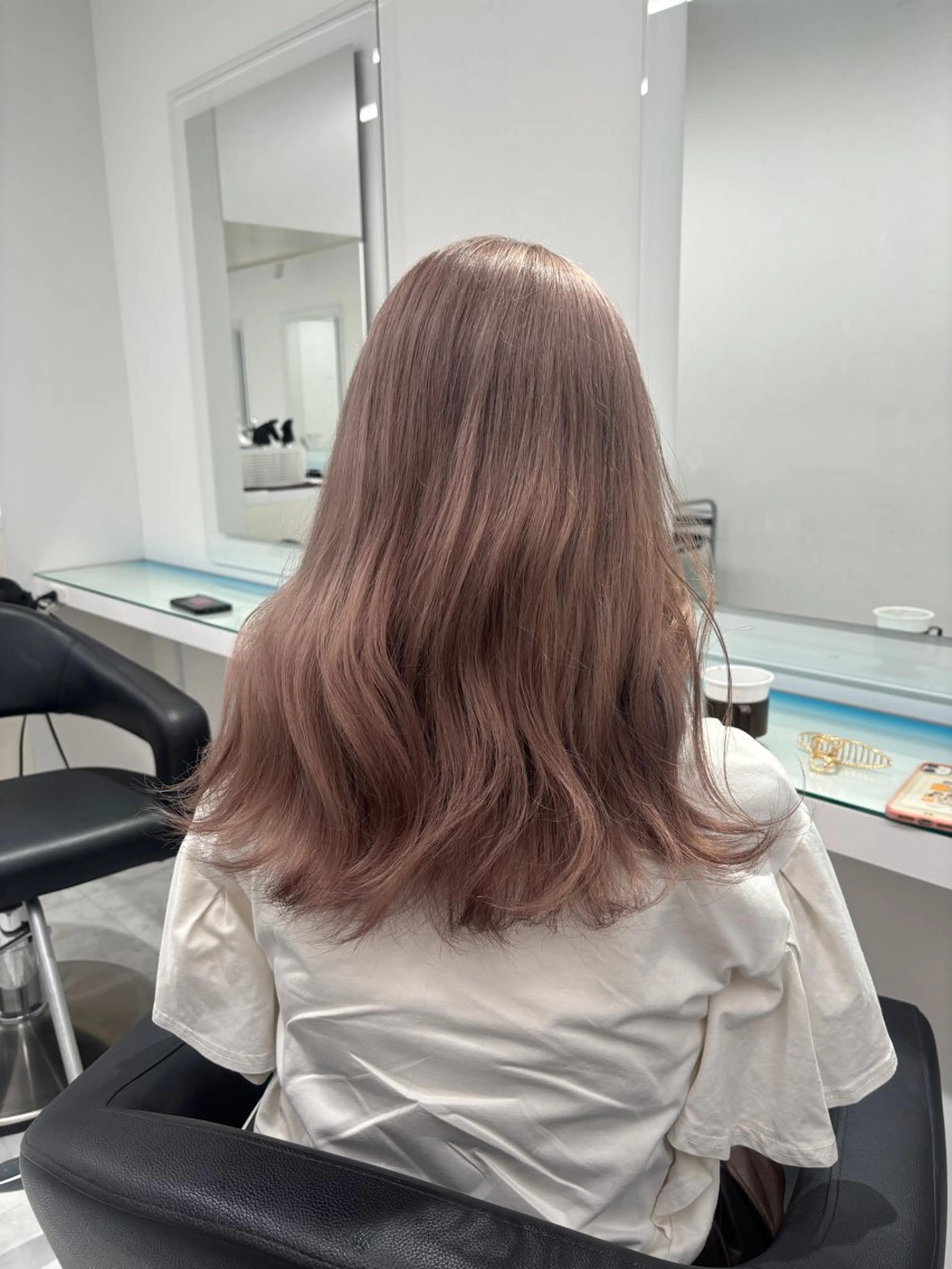 ロング カラー 💖ミルクティー💖 あかり💖のヘアスタイル