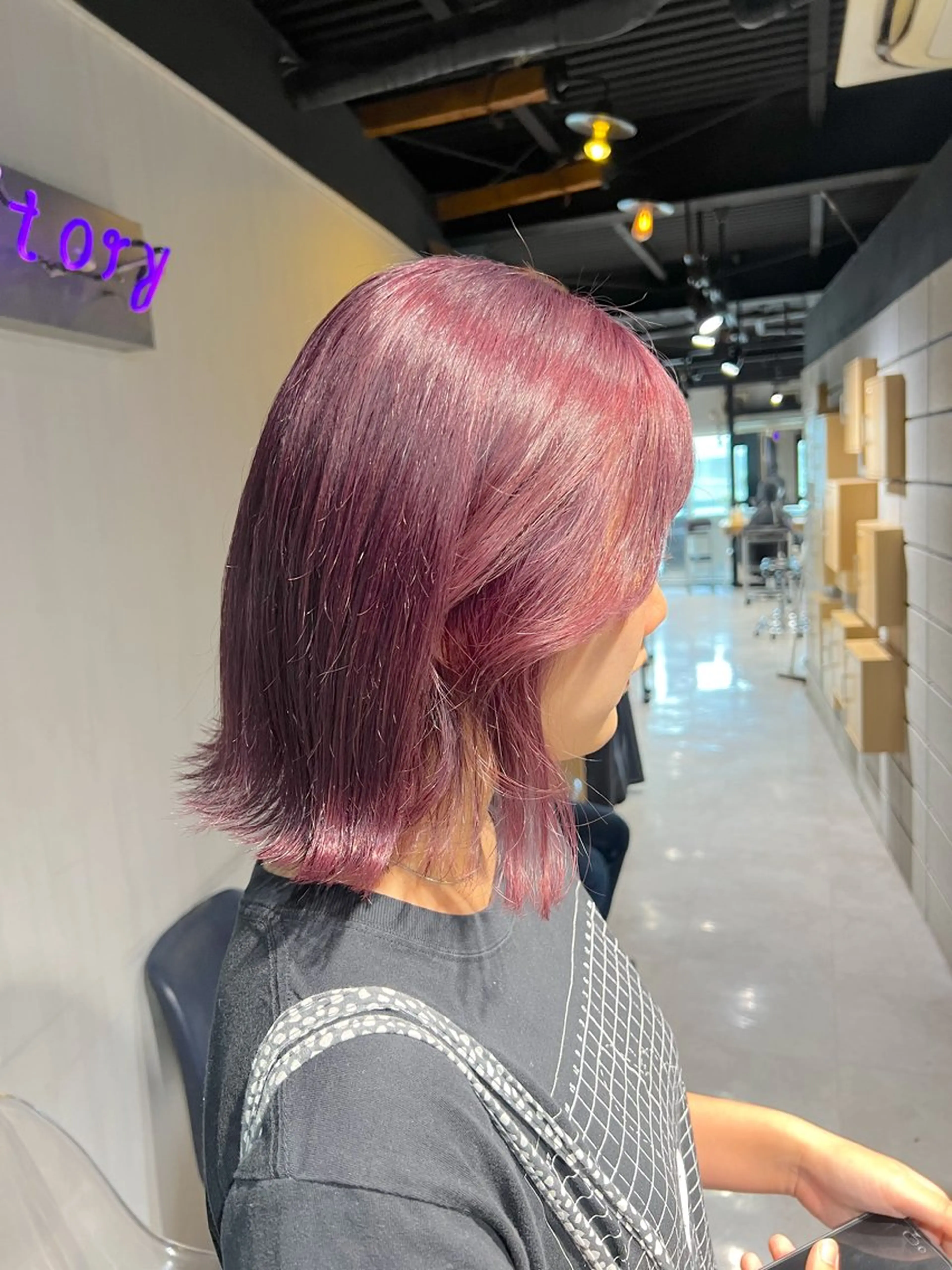 ショート ヘアカラー トリートメント NANAMI🩵 大人可愛い韓国ヘアのヘアスタイル