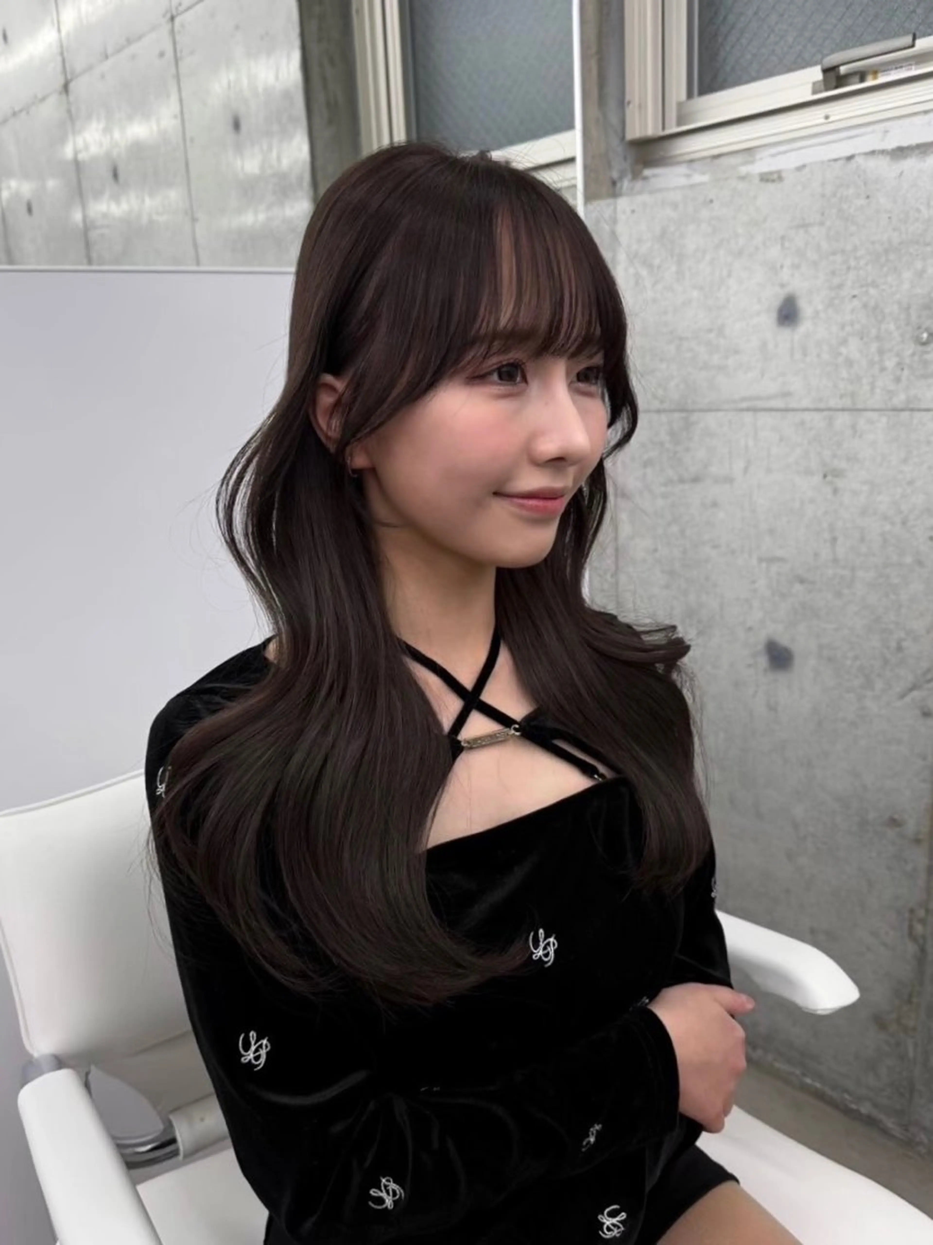 ミディアム カラー パーマ ヘアアレンジ IVY表参道所属・ヘアメイク小野リエ 韓国ハーフ🦊のヘアスタイル