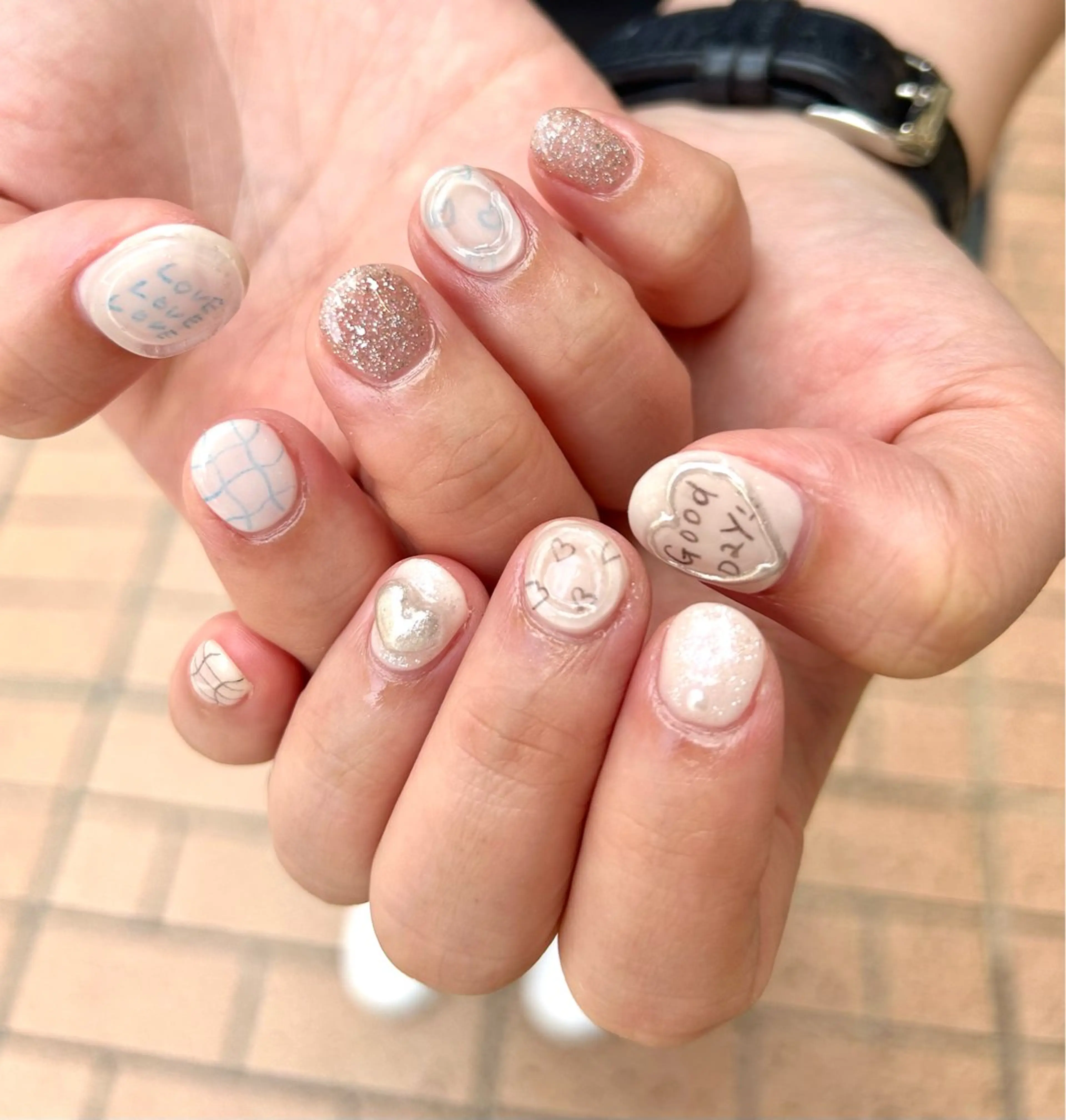 ネイル ハンドネイル 福田 麻耶のネイルデザイン