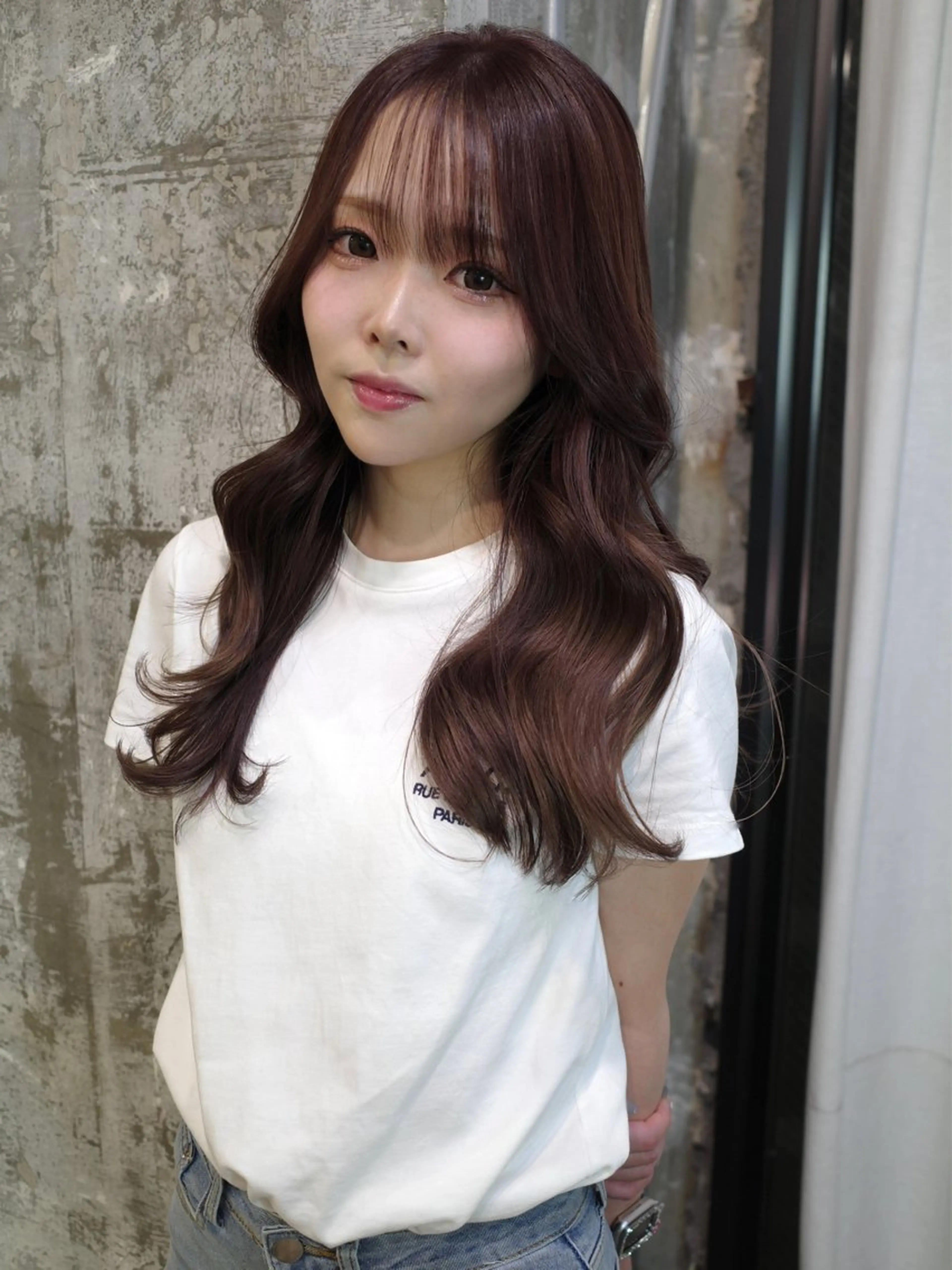 ロング カラー パープルカラー ヘアカラー pia koudaiのヘアスタイル