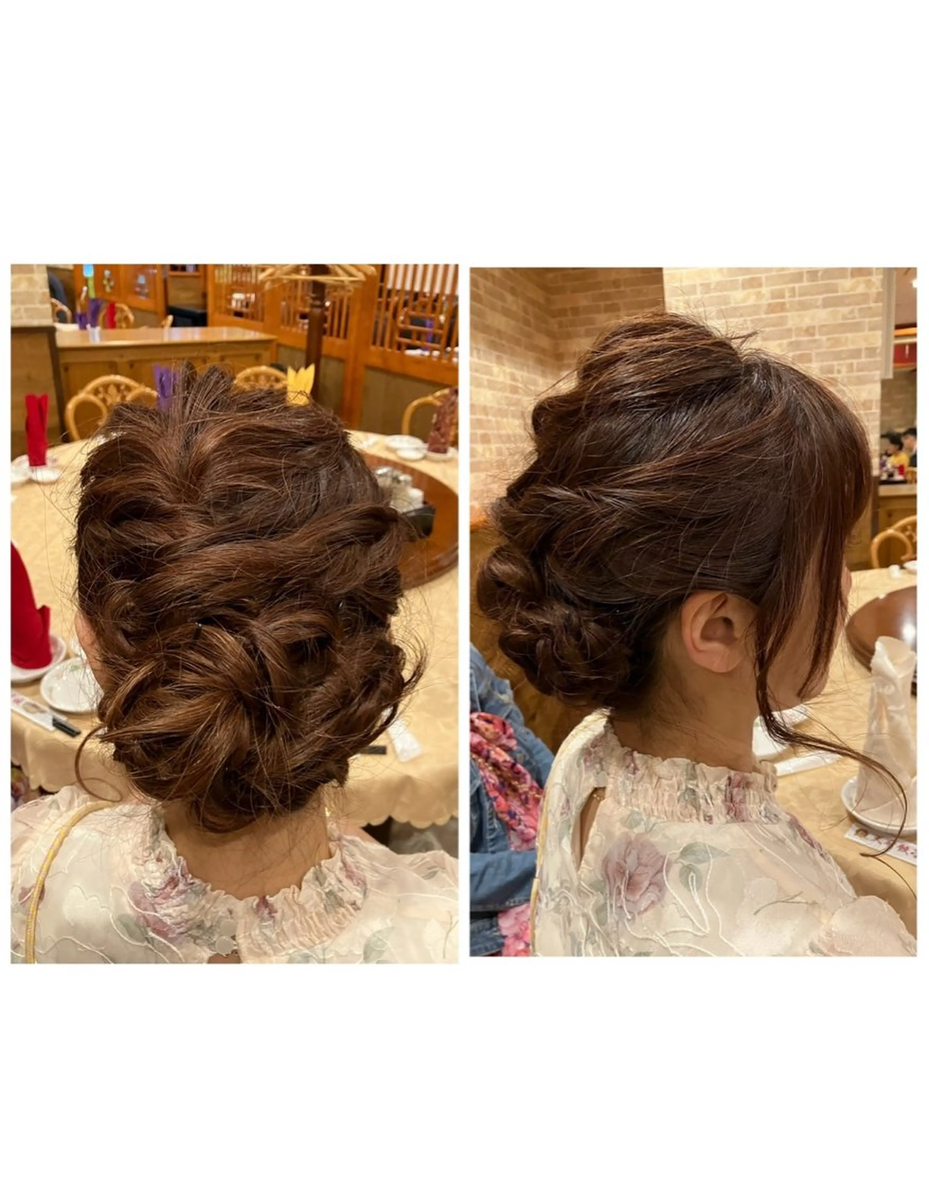 🎀【ヘアセット】大人可愛いまとめ髪の写真