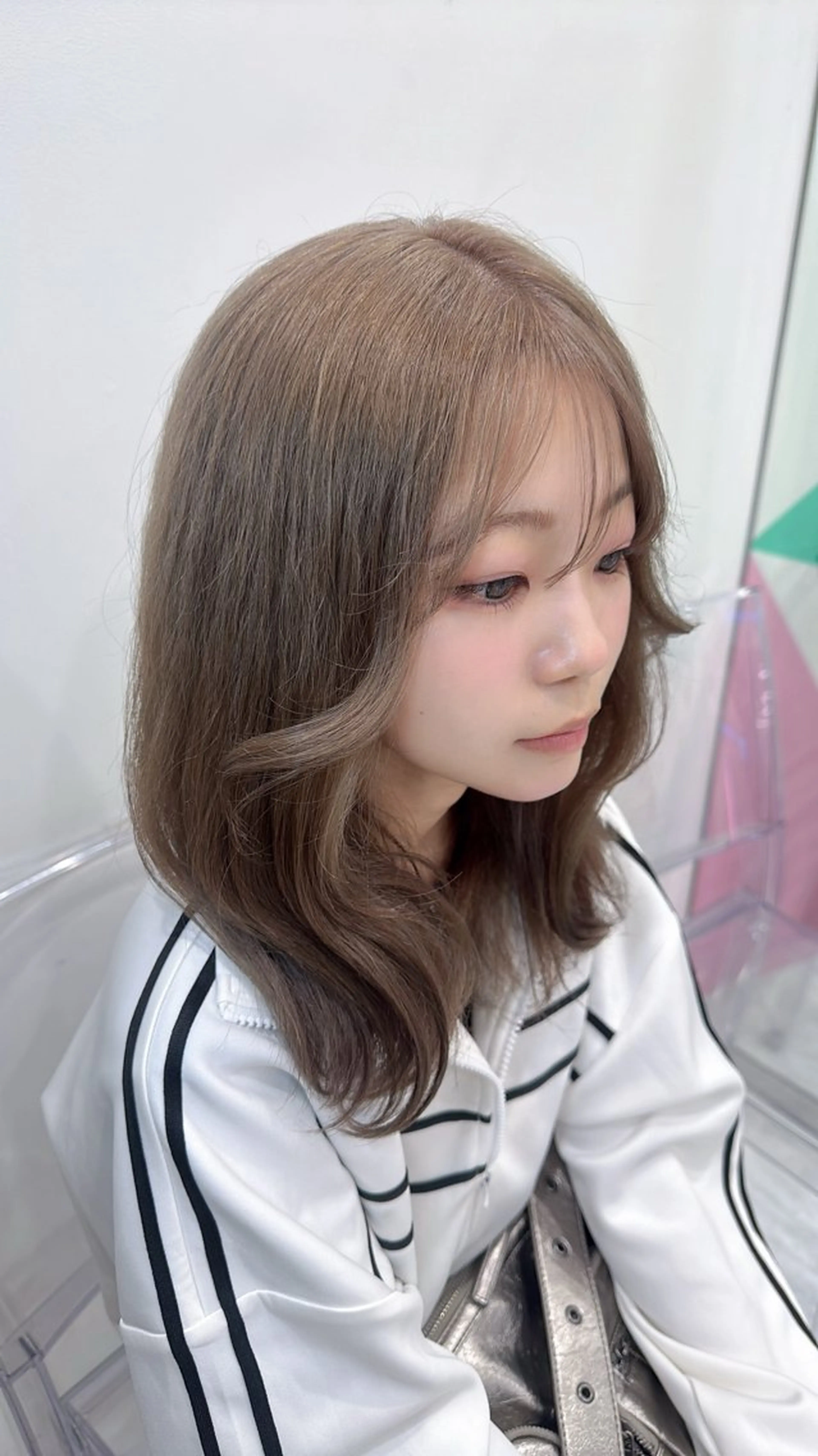 ミディアム カラー ハイトーン🌈メンズ カット♡Machanのヘアスタイル