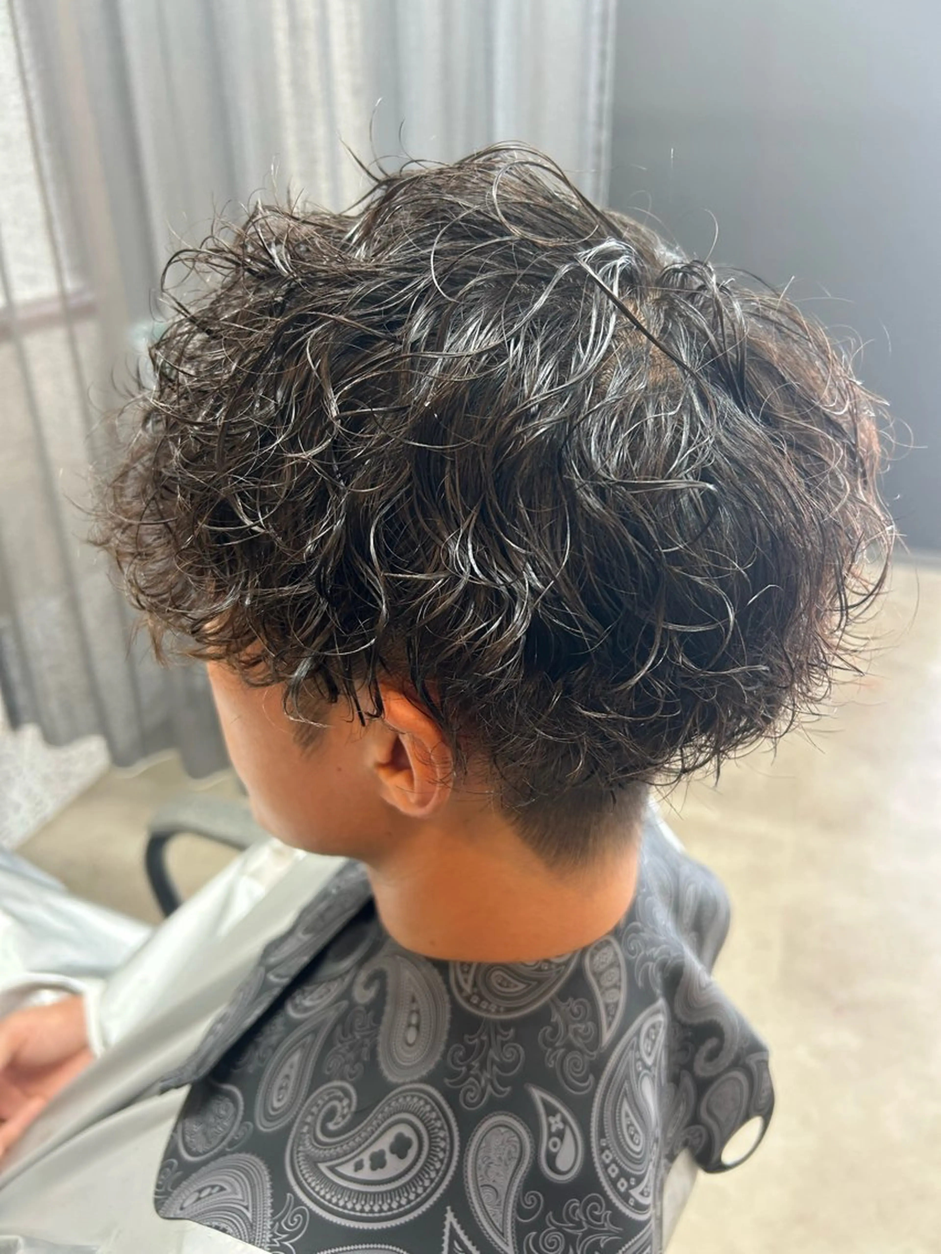 パーマ メンズ メンズパーマ 刈り上げ スパイラルパーマ TELAHAIR 鎌取店所属・磯田 拳のヘアスタイル