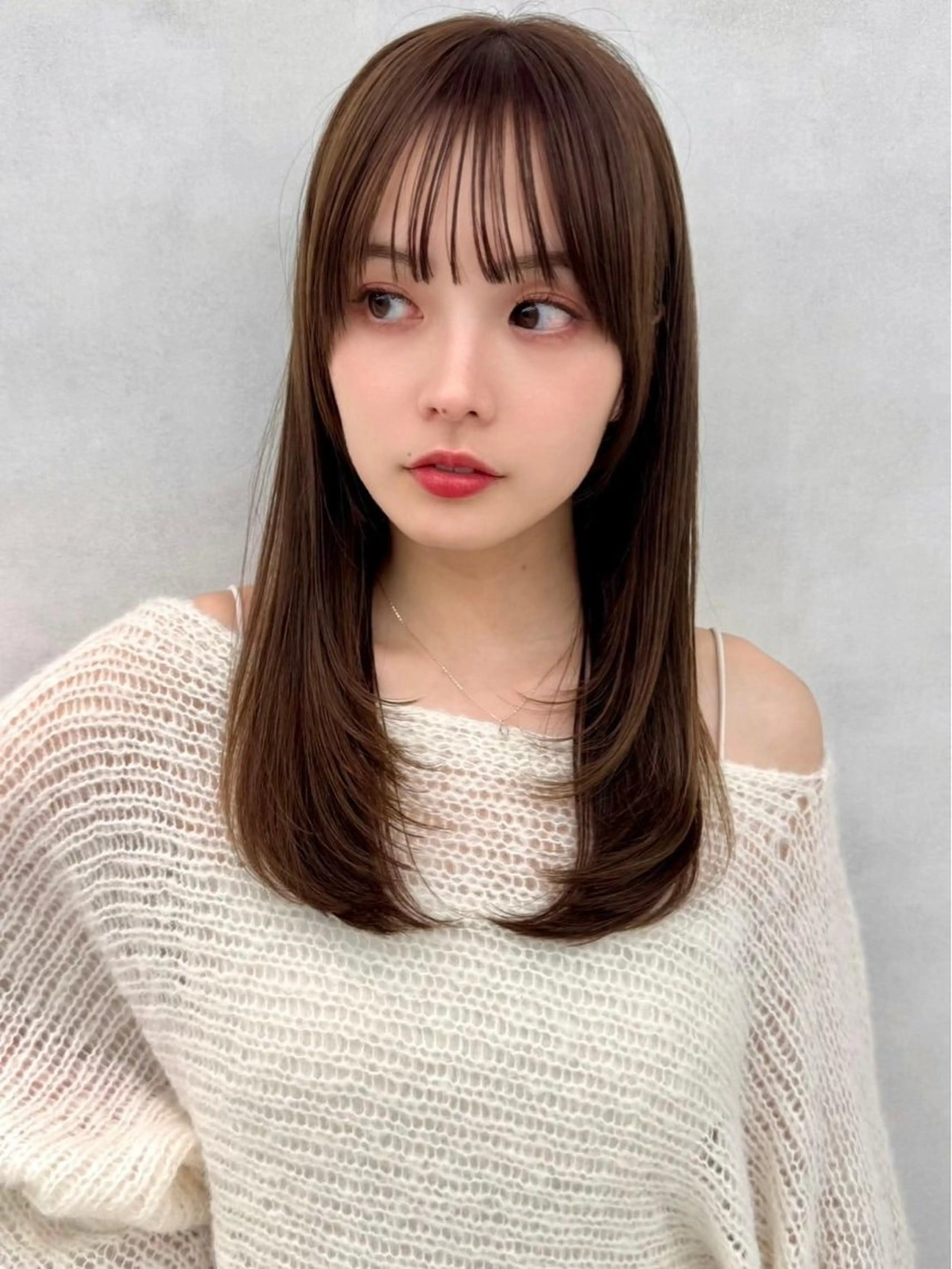 ロング カット ヘアカラー 🇰🇷韓国レイヤー ／田川佑紀のヘアスタイル