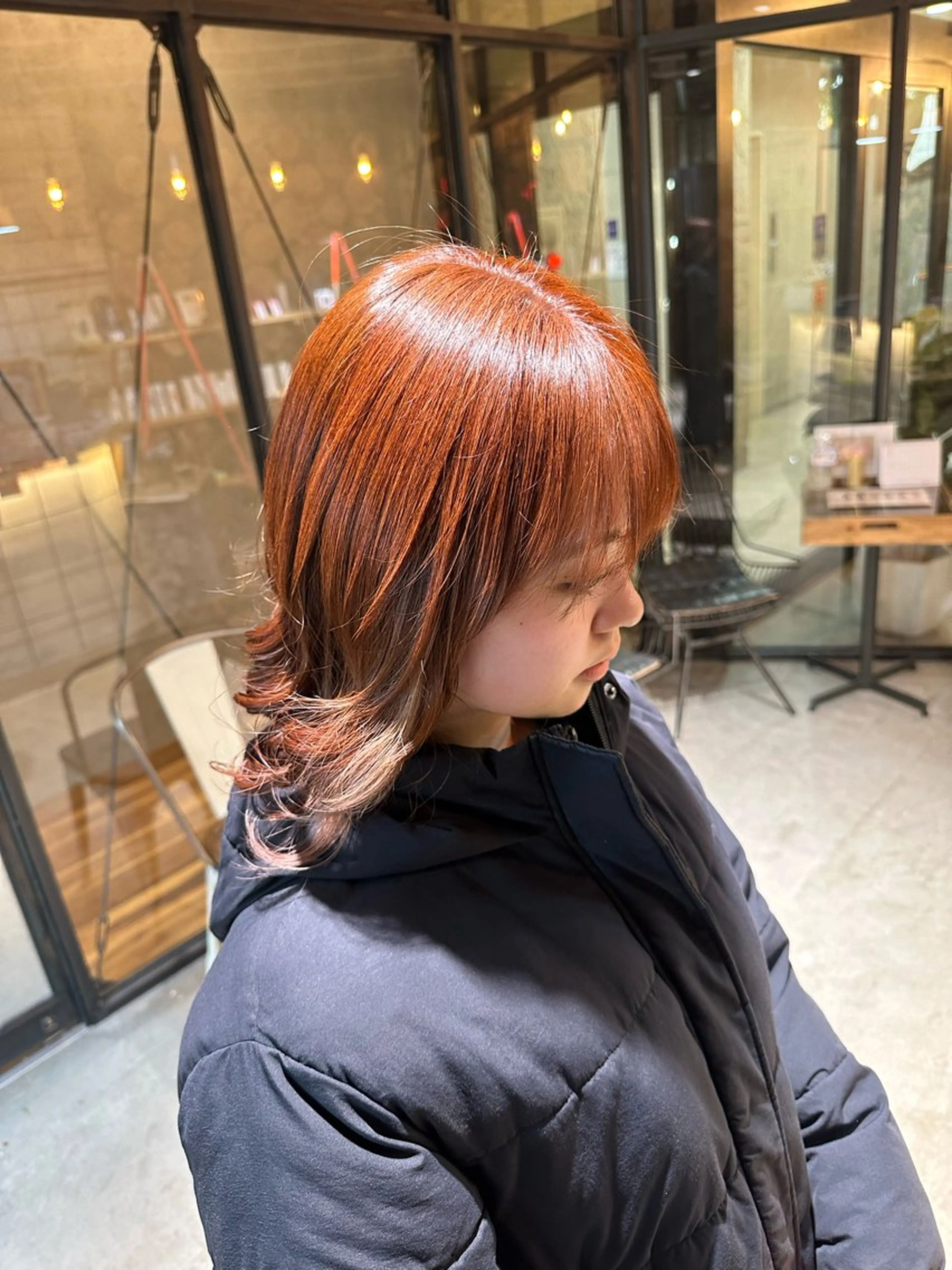 カラー ベージュカラー ブラウンカラー オレンジ オレンジブラウン ホワイトベージュ ヘアカラー 溜 一太のヘアスタイル