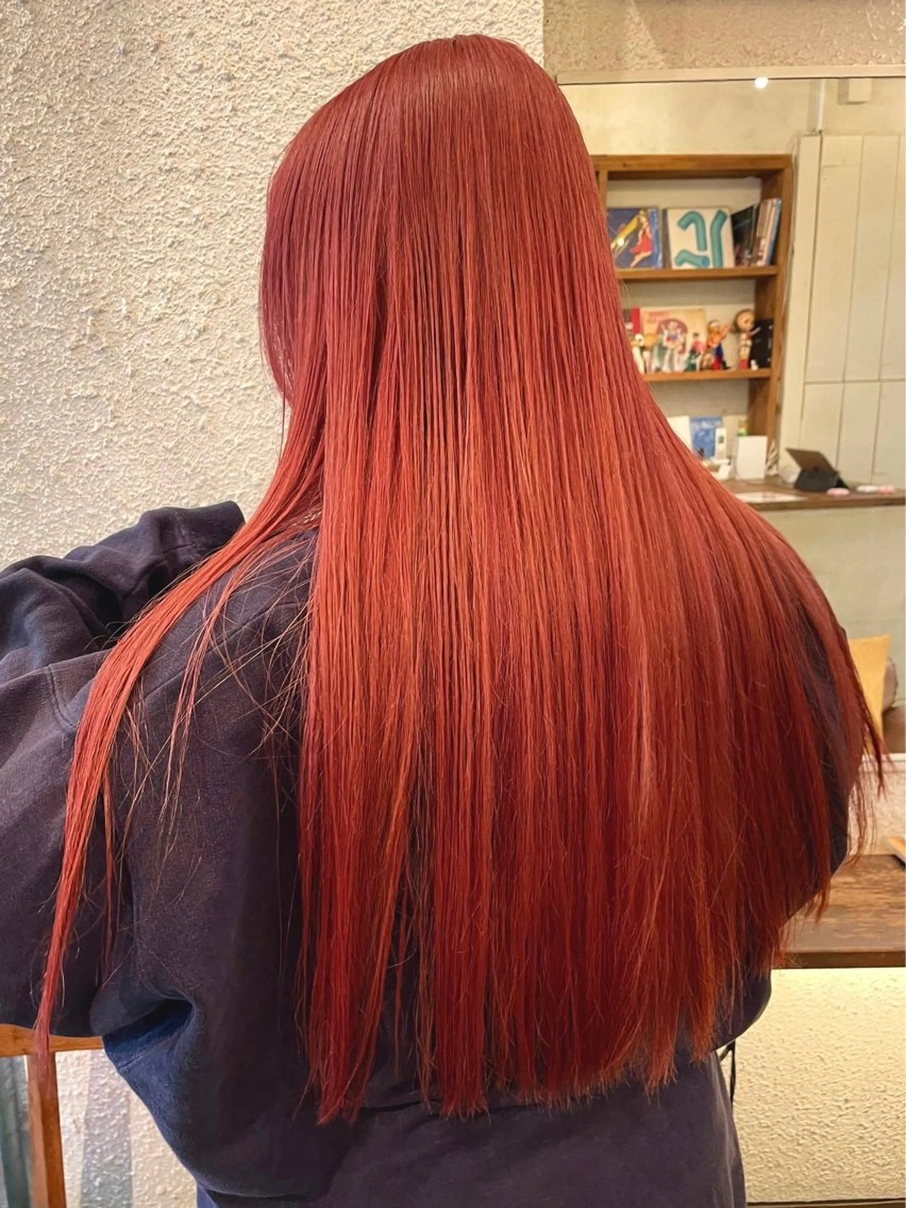 ロング カラー ヘアカラー トリートメント GO TODAY SHAiRE SALON 原宿本店所属・ブリーチ/レイヤー ハッシュカット/河内のヘアスタイル