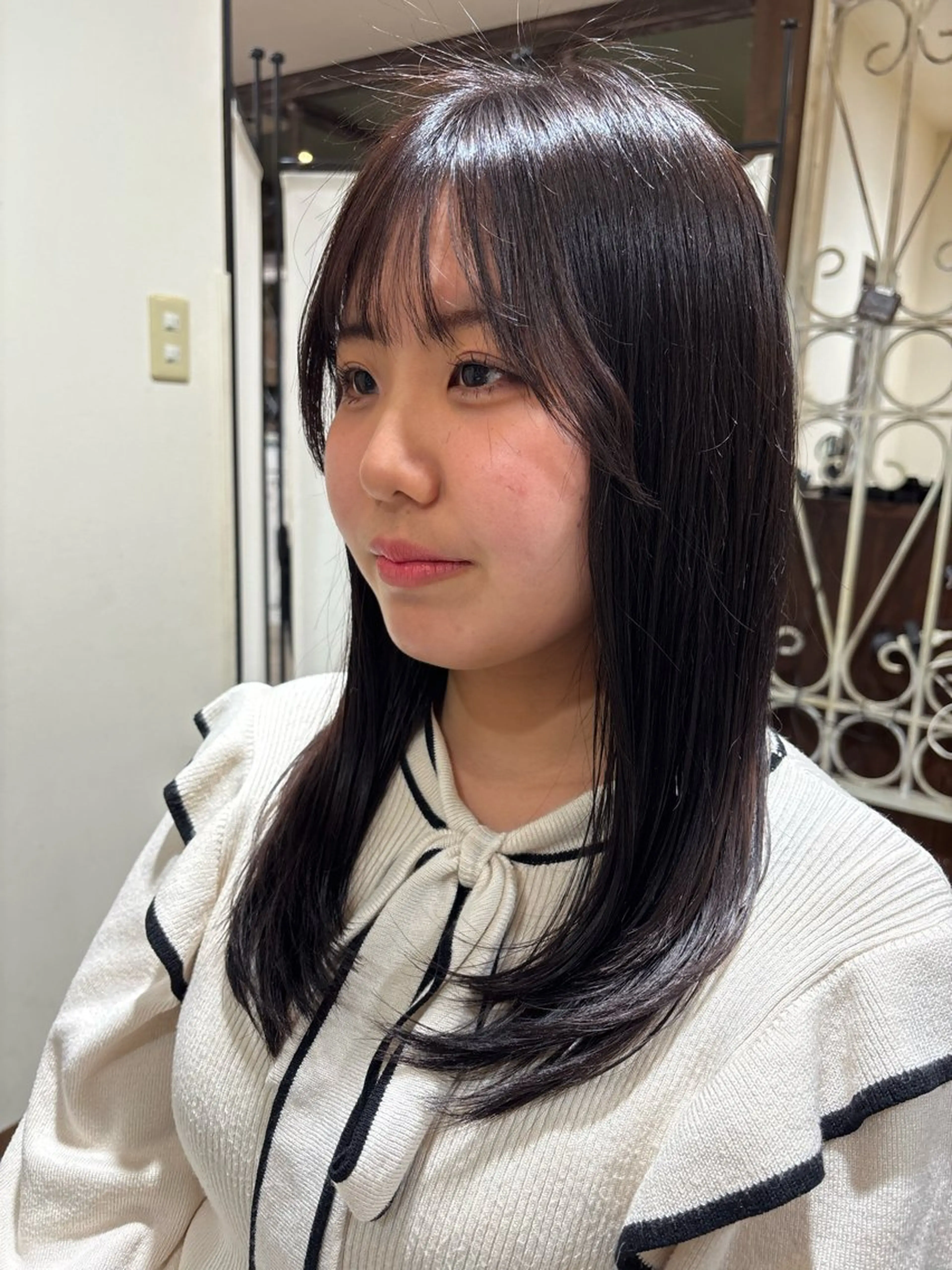 セミロング 大野 真央のヘアスタイル