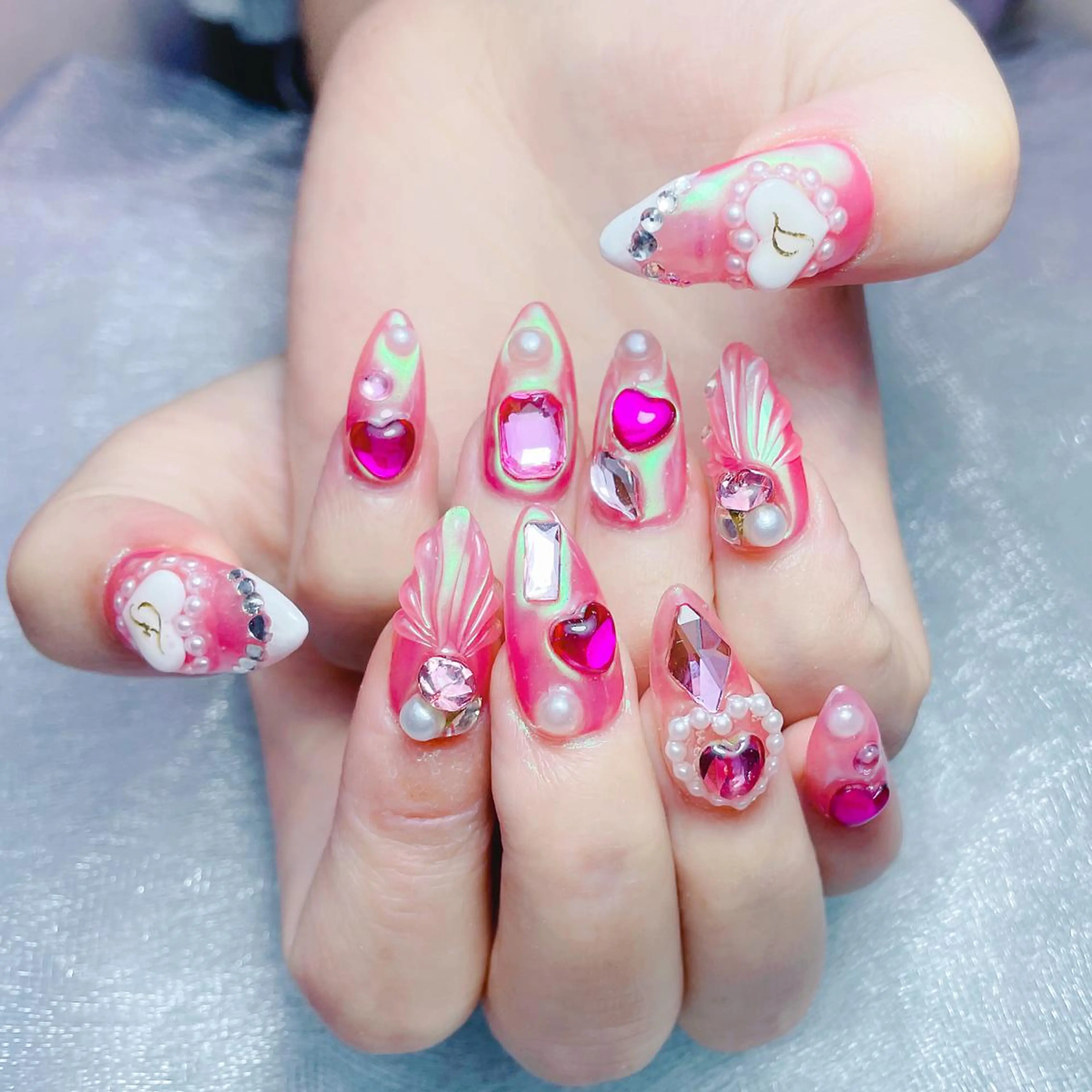 ネイル ハンドネイル Melody Nail所属・Melody 3D/スカルプ専門店のネイルデザイン