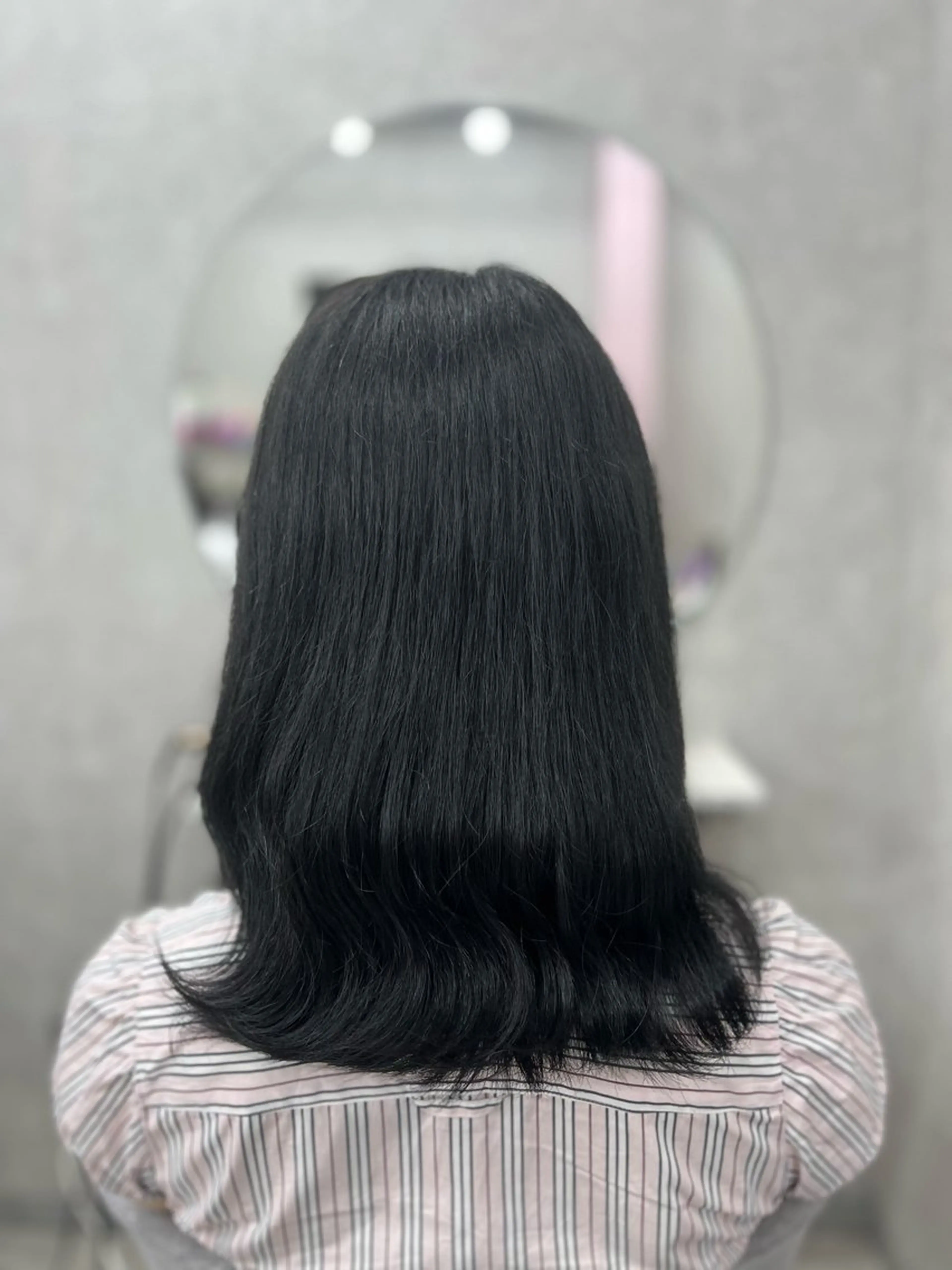 ミディアム カラー ヘアカラー トリートメント ヘッドスパ 💖 ぴんくぼぶの人 💖西田ゆうなのヘアスタイル