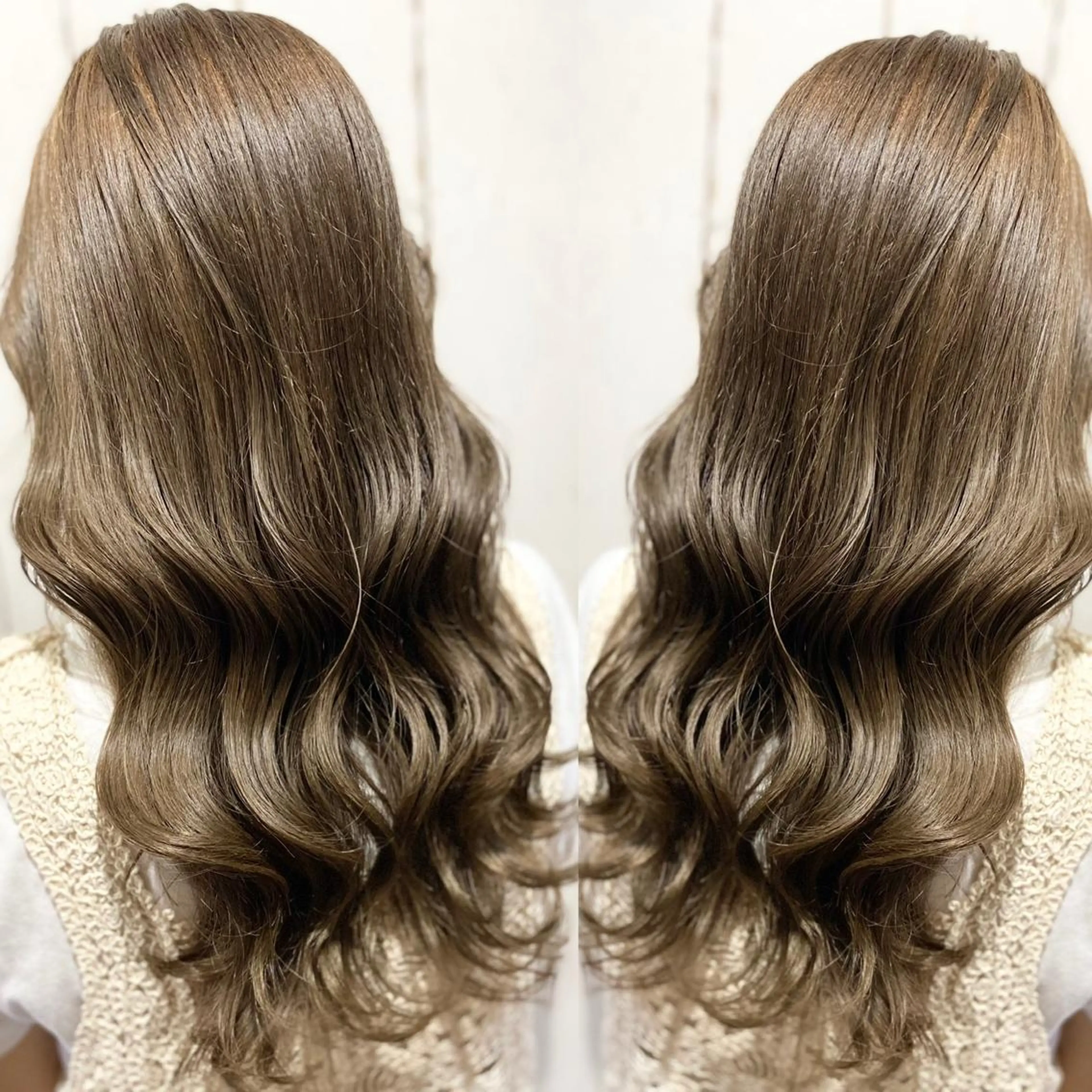 ロング カラー パーマ ヘアアレンジ アッシュ バレイヤージュ ベージュカラー ブリーチ 透明感カラー RecheRche【池袋】所属・👑指名率No.1 👑坂口飛翔のヘアスタイル