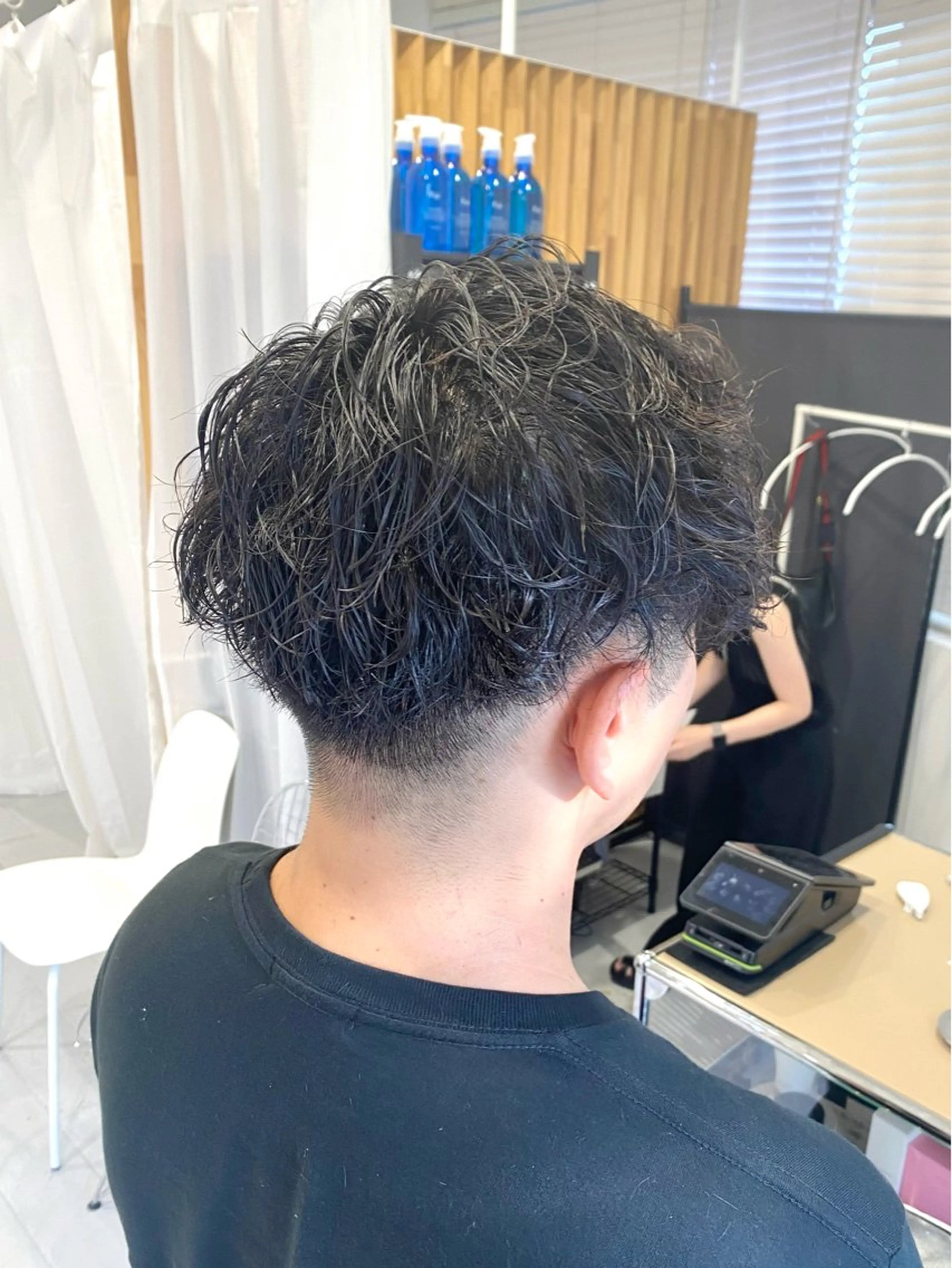 ショート メンズ カット パーマ 🇰🇷韓国風カット 🇰🇷　鈴木海斗のヘアスタイル