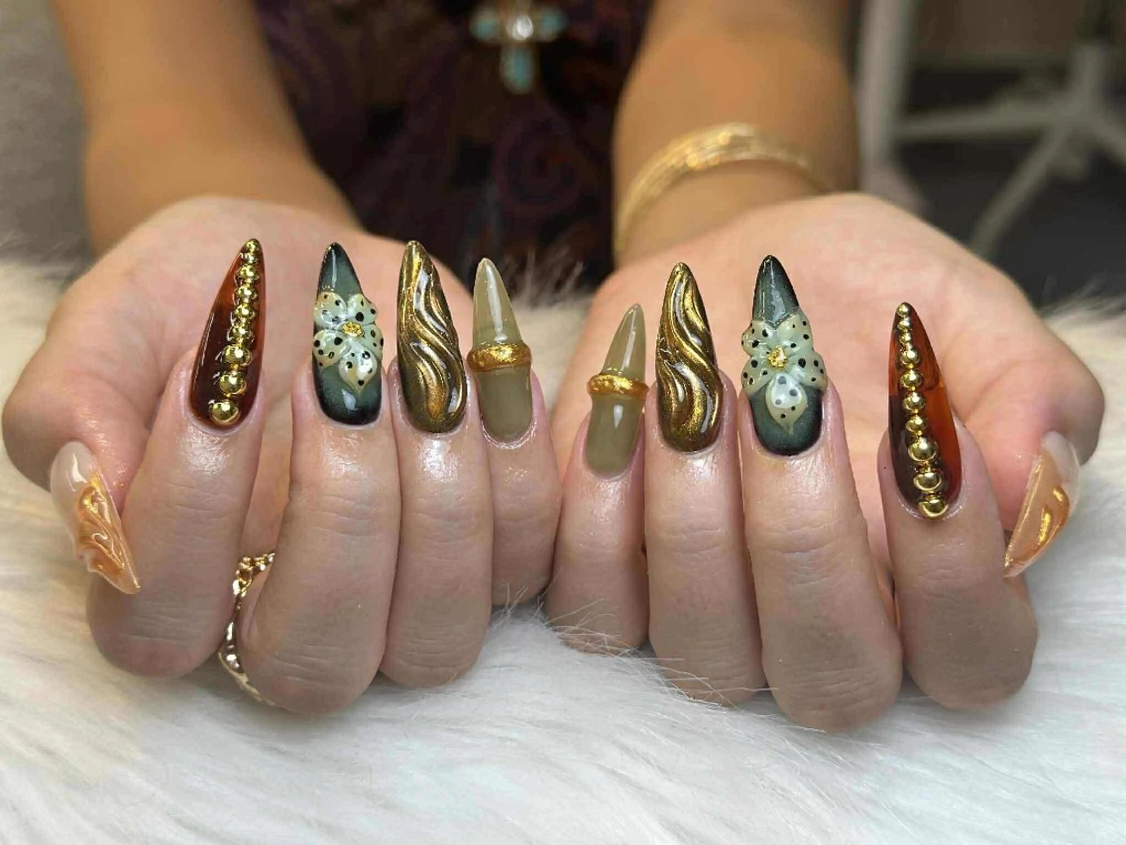 ネイル アートネイル 成人式 ジェルネイル ニュアンスネイル 夏ネイル ハンドネイル Nie Nail Shinokuboのネイルデザイン