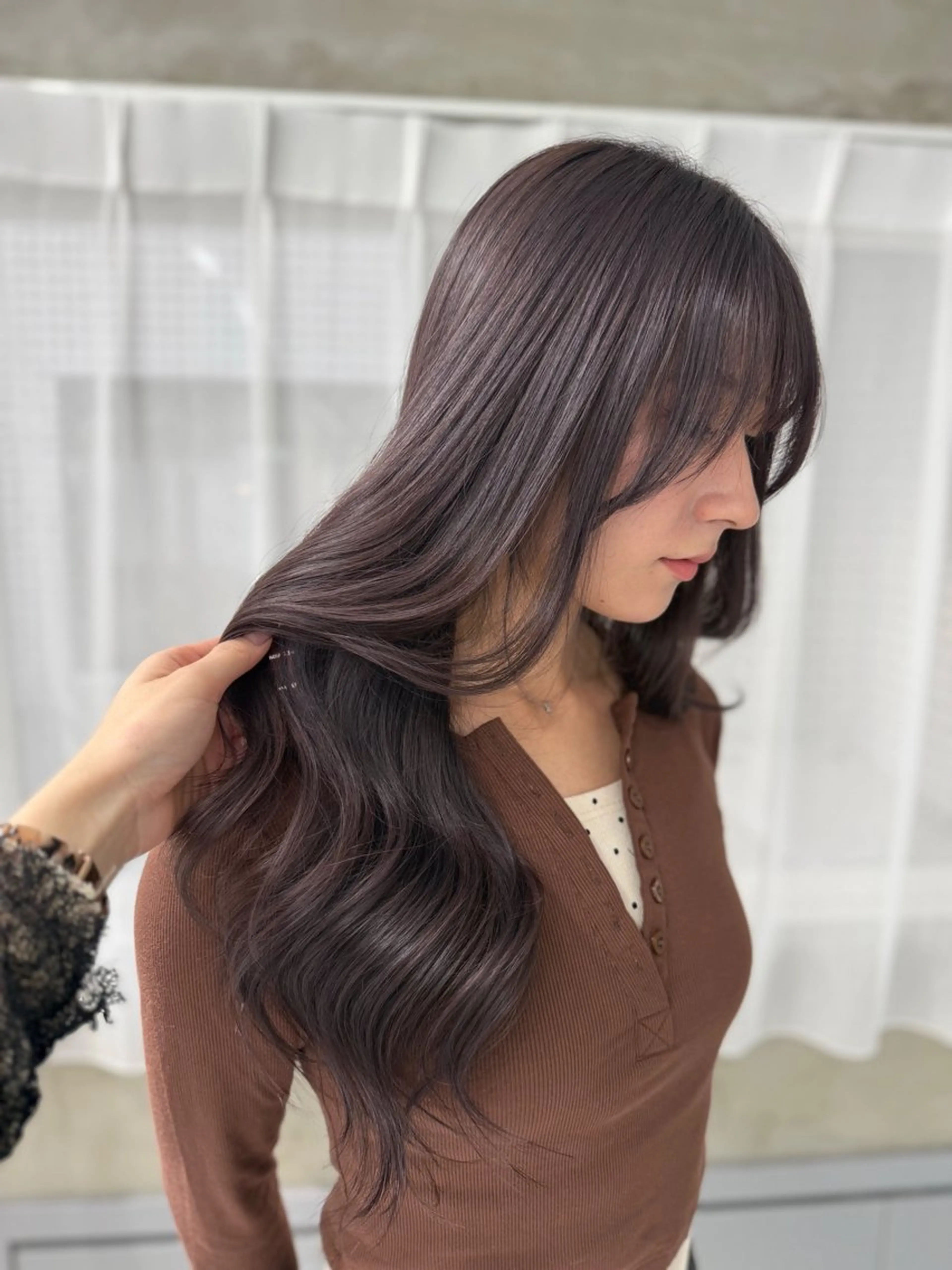 ロング sena⌇ボブ ⌇透明感カラー🦙♡のヘアスタイル