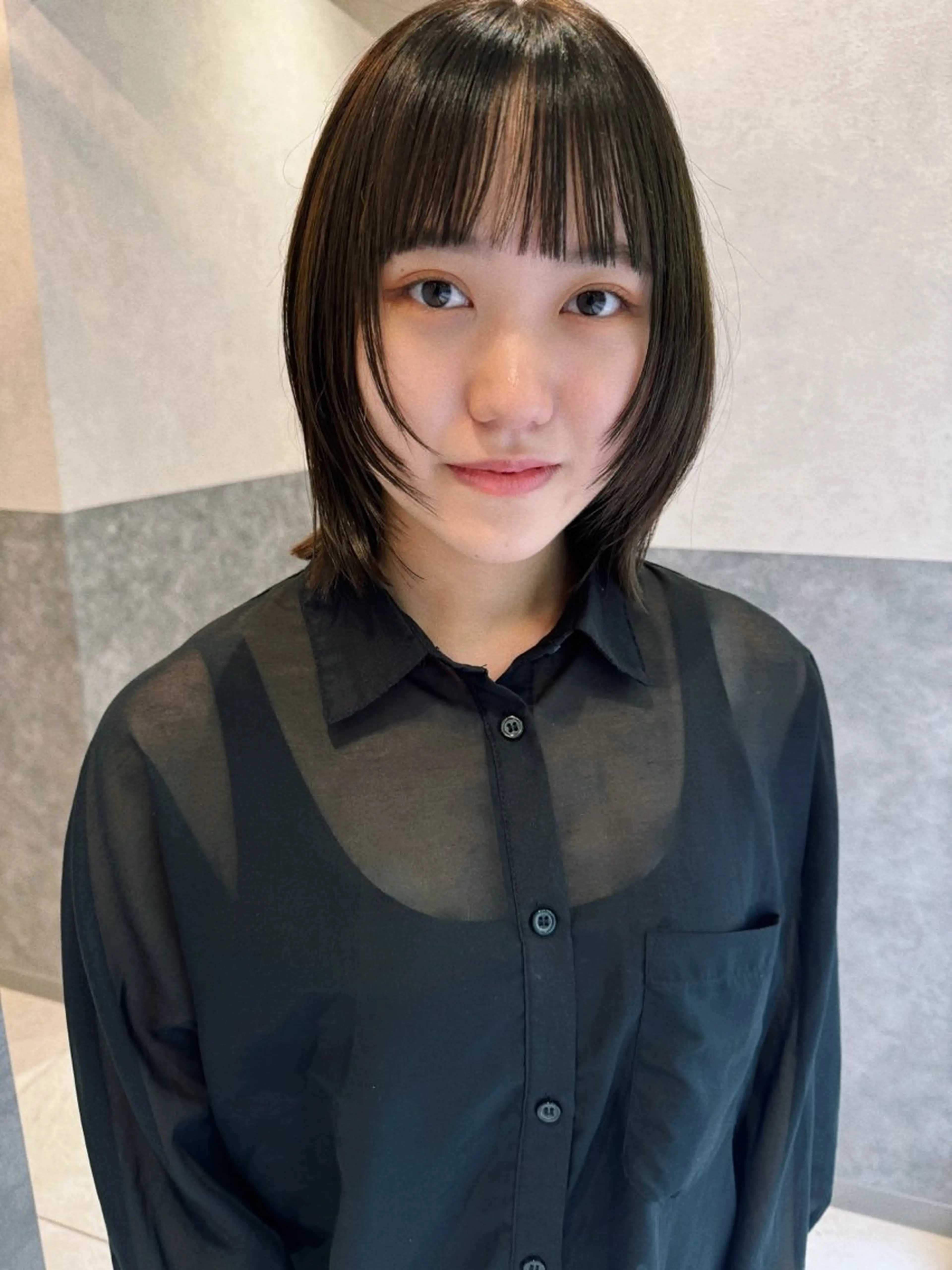 ミディアム カラー SALOWIN新潟万代店所属・SaKiho 🎀のヘアスタイル