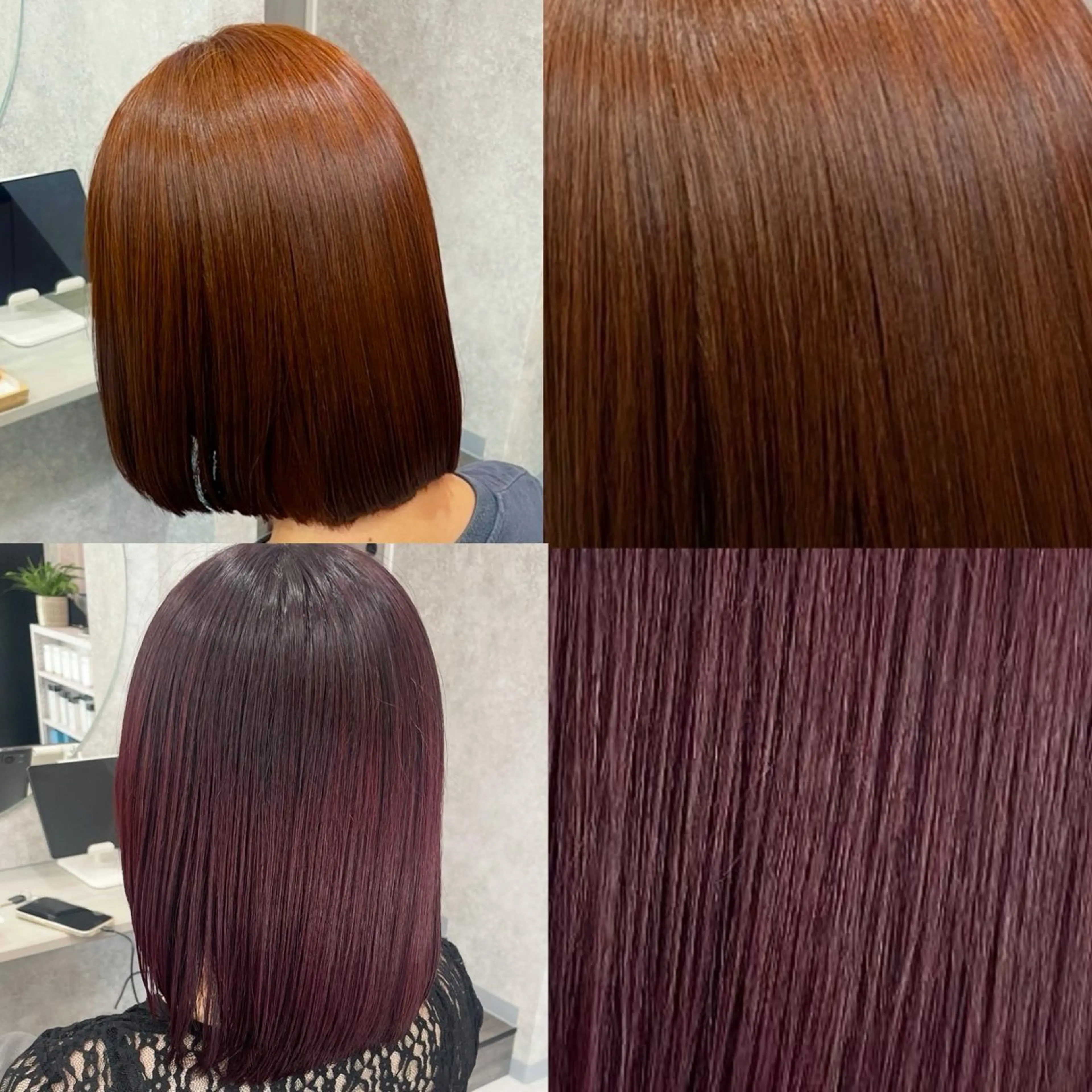 【9月限定】🍁🍂秋カラー🍁🍂ブリーチ無しダブルカラー＋前髪・顔周り小顔カット💇‍♀️の写真