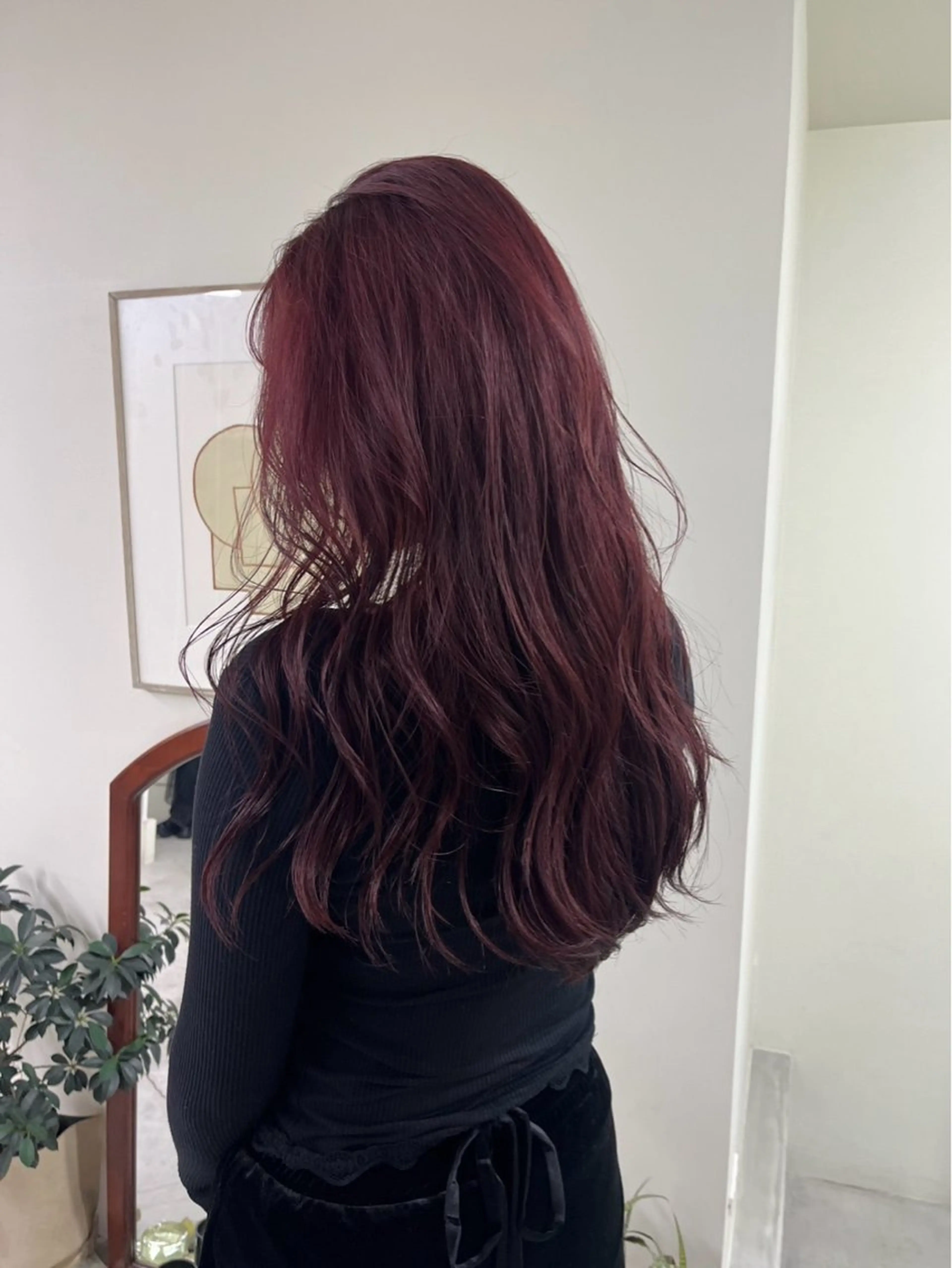 カラー 佐々木 遥菜のヘアスタイル