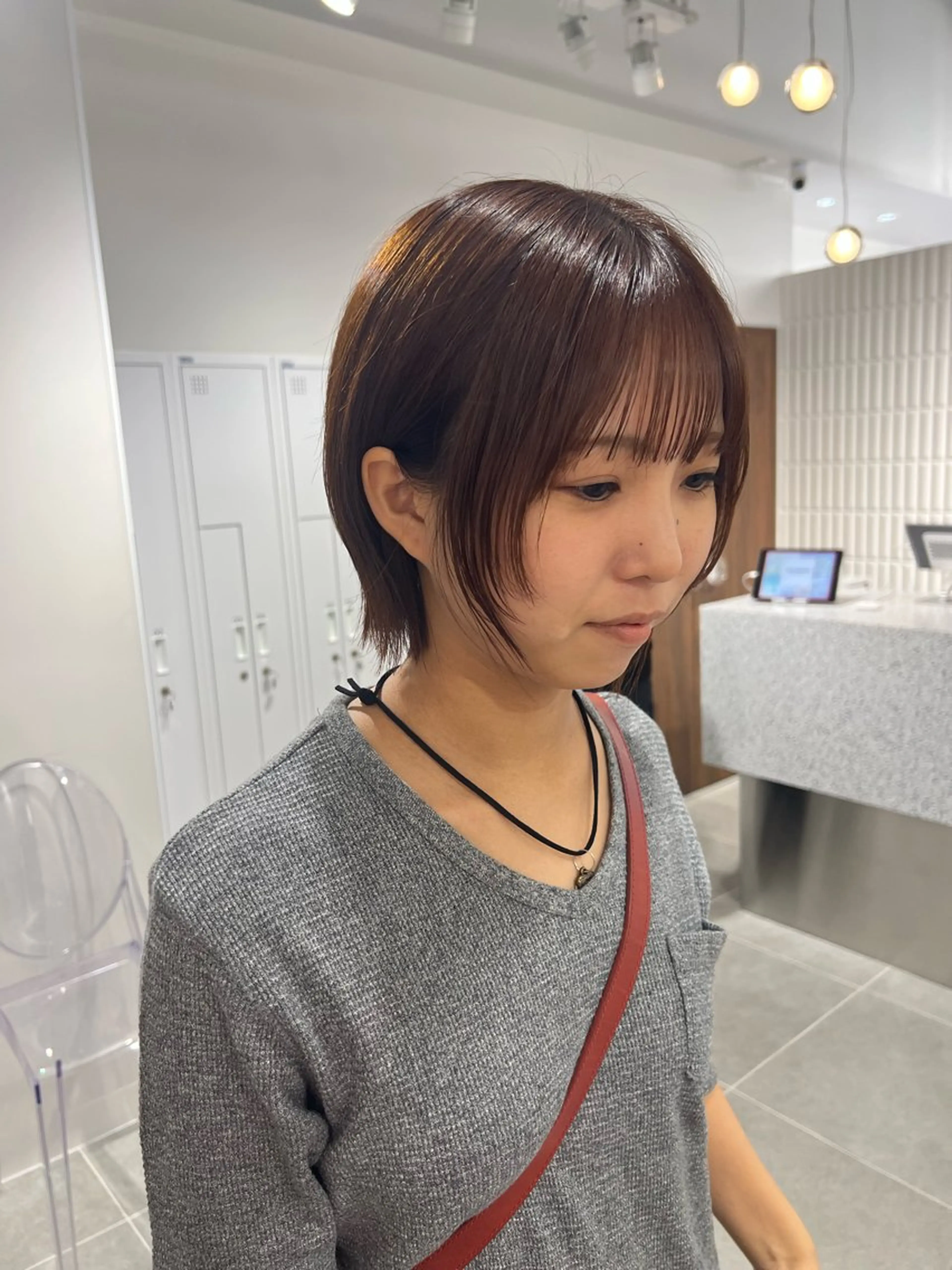 ショート カット SALOWIN川崎WEST店所属・🌷川崎/アレンジ/ 暖色ボブ/コトネ🌷のヘアスタイル